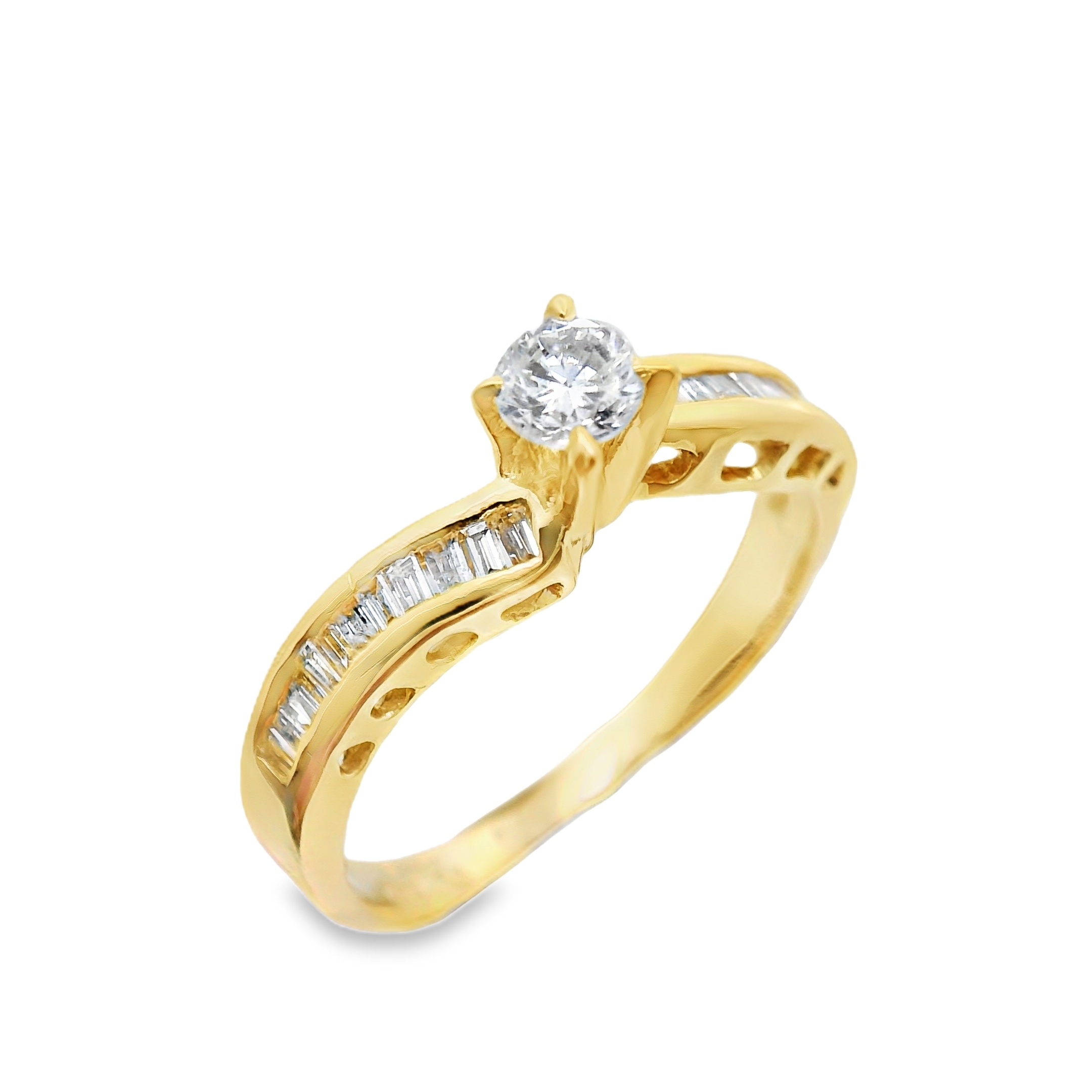 Isabella Engagement Ring in Yellow Gold