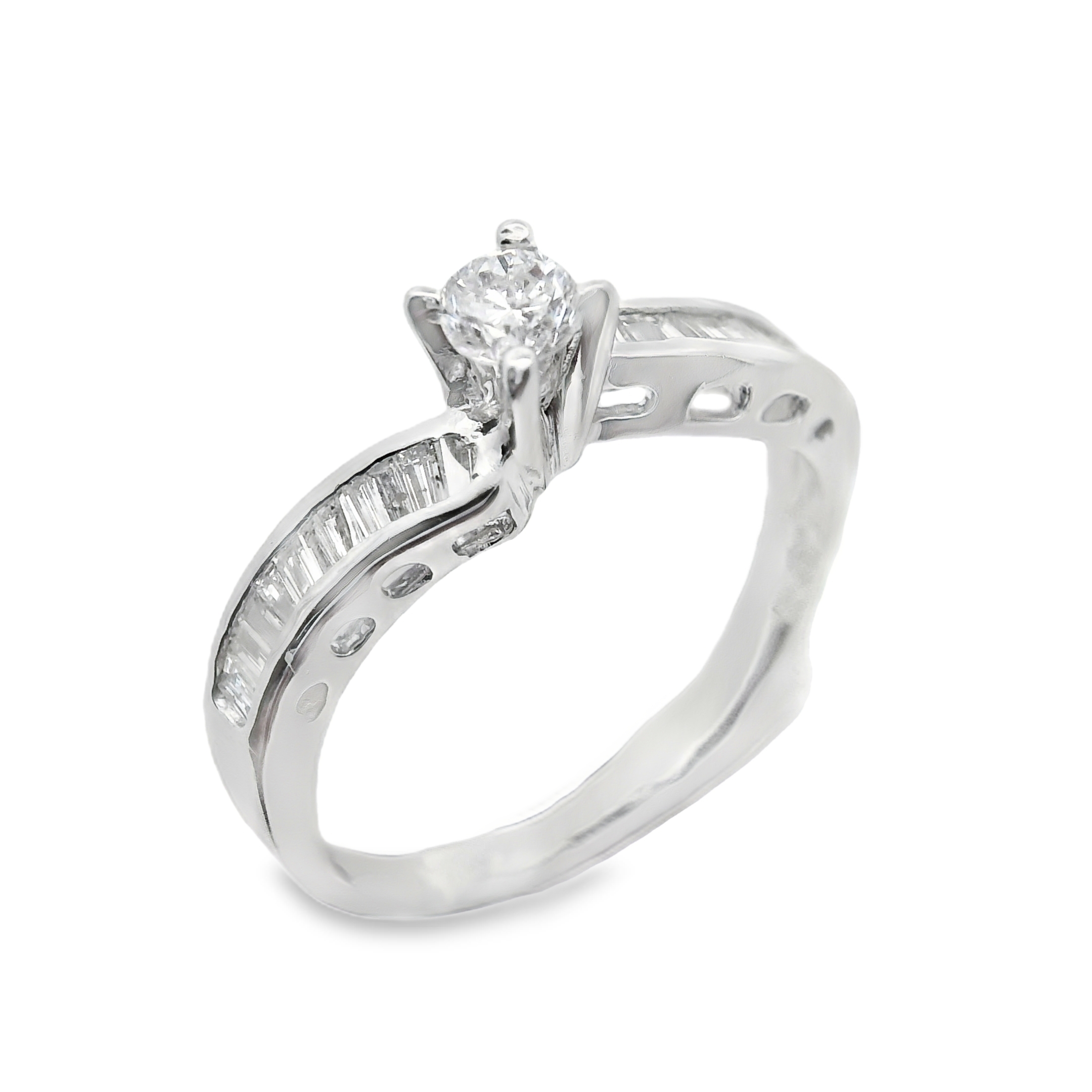 Isabella Engagement Ring in White Gold
