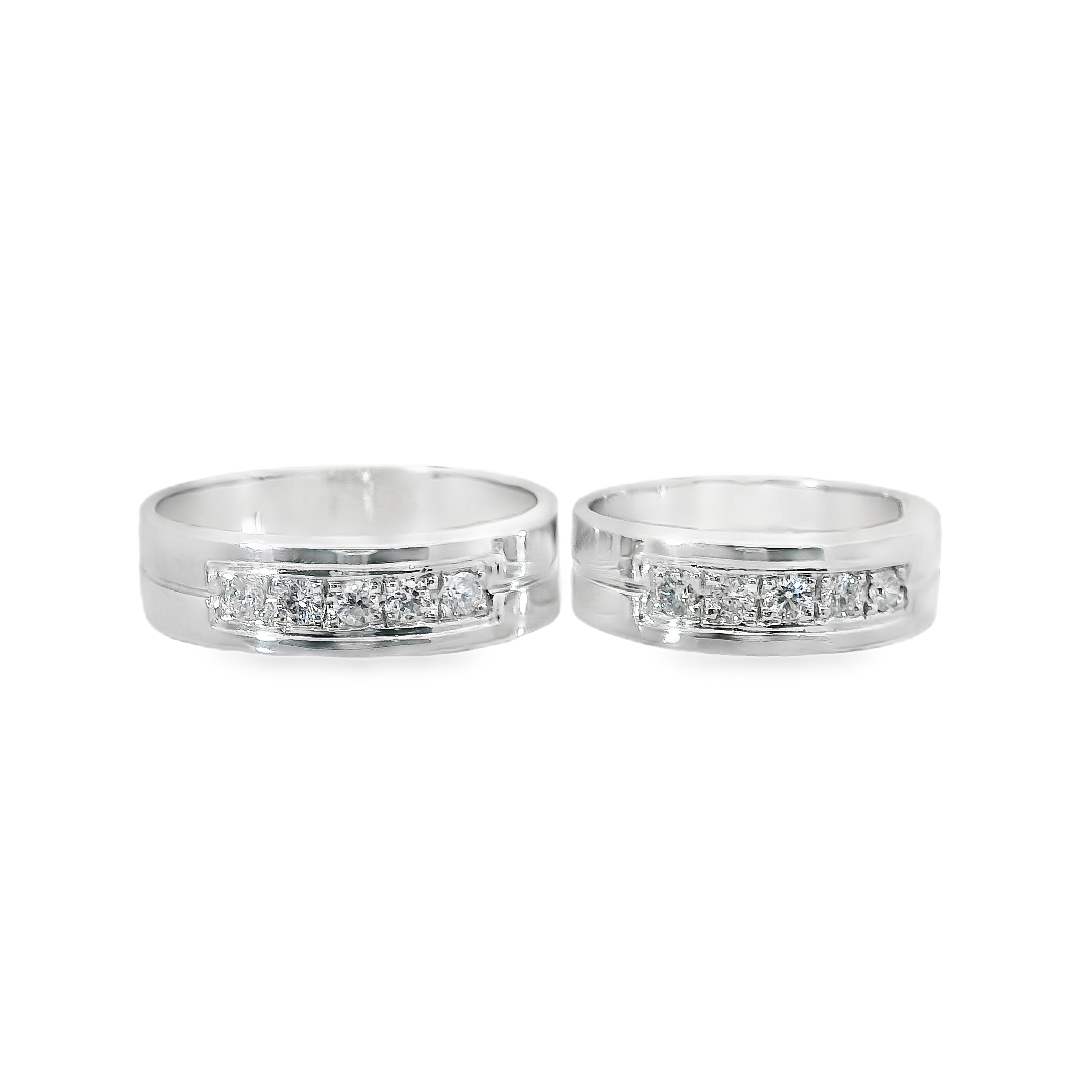 BELLA Wedding  Band White Gold