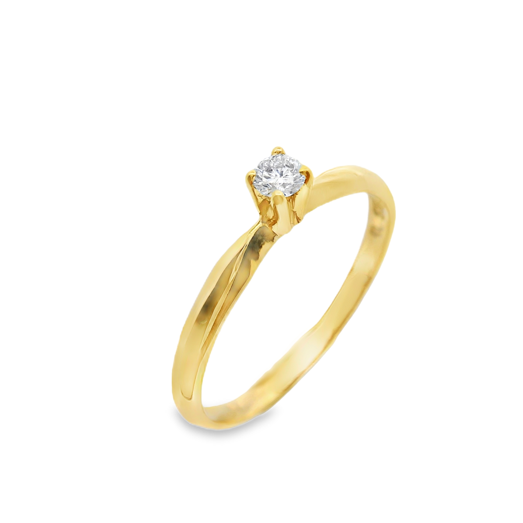 Evelyn Engagement Ring in Yellow Gold