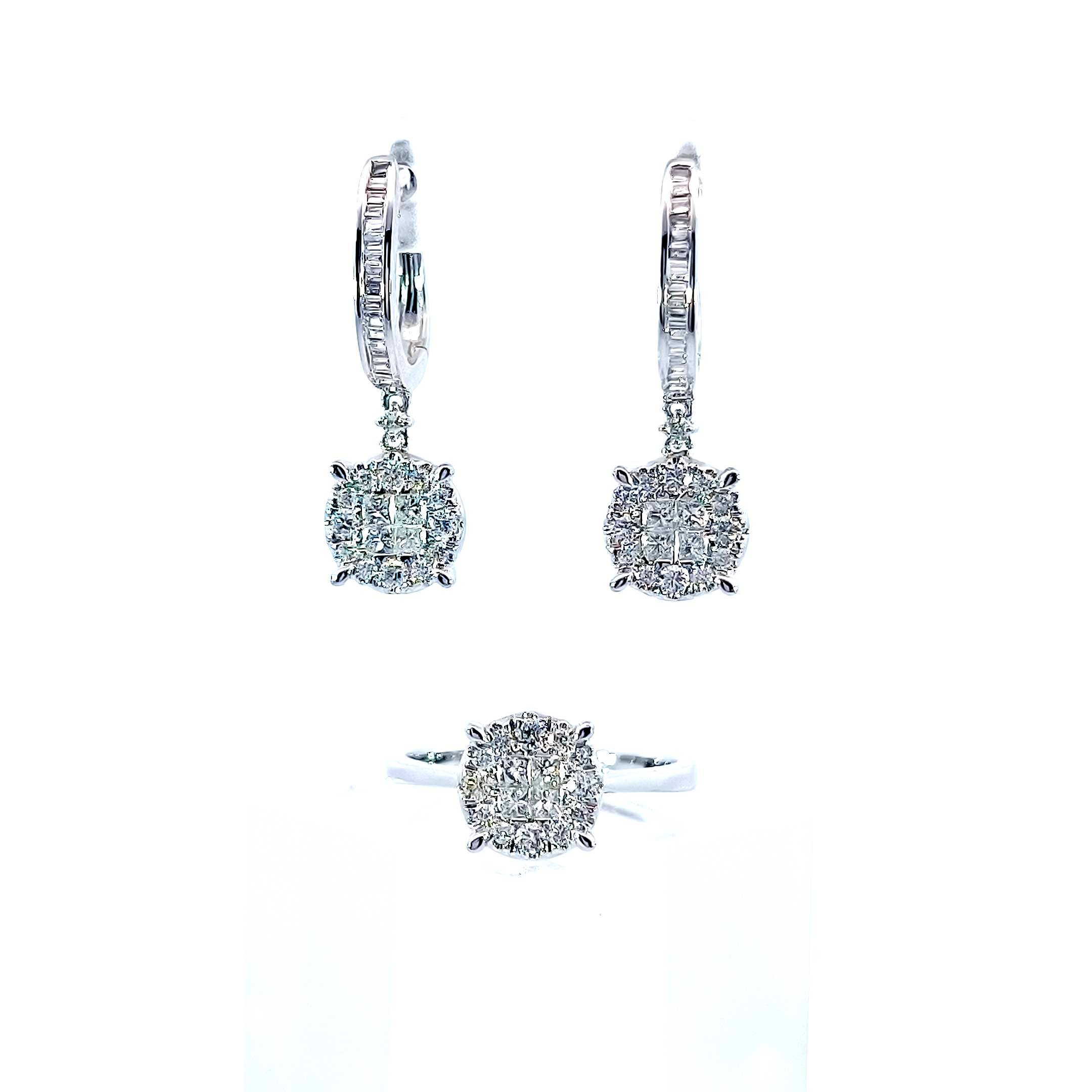 Danngling Illusion Diamond Jewelry Set (Small)