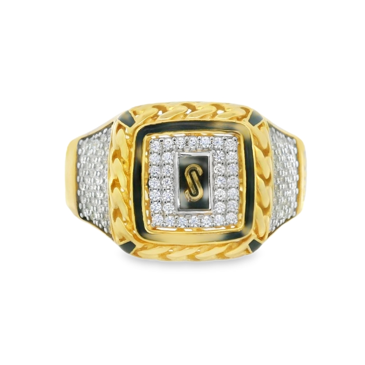 Premium Square Monaco Ring
