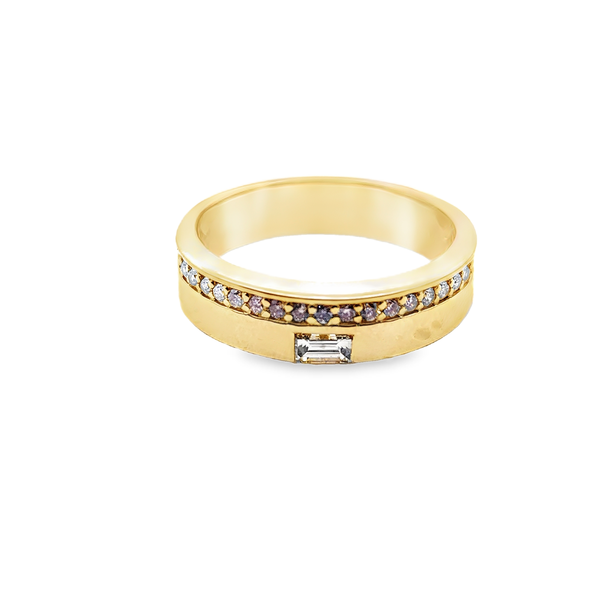 Yellow Gold Diamond Band Ring