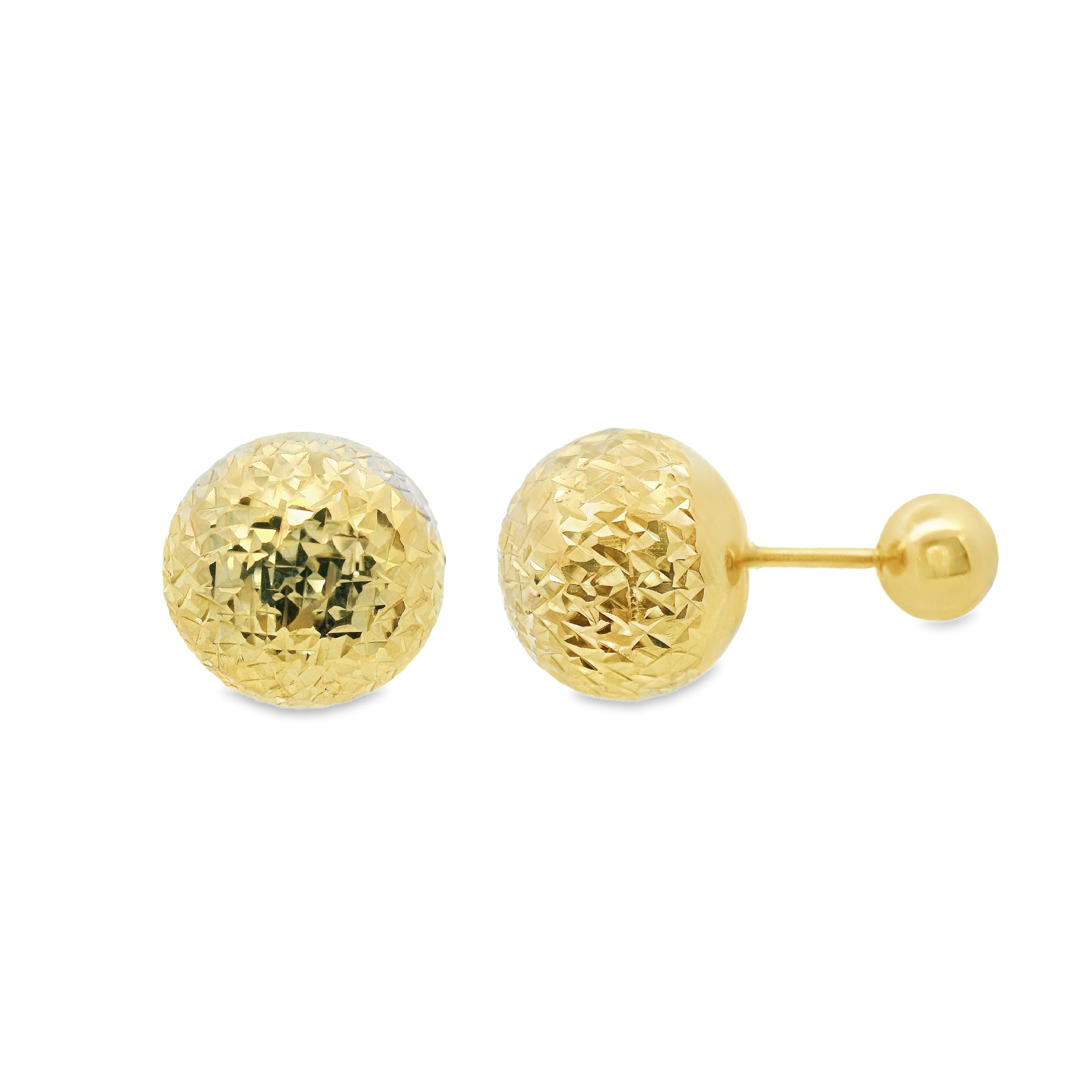 Diacut ball Stud Earrings