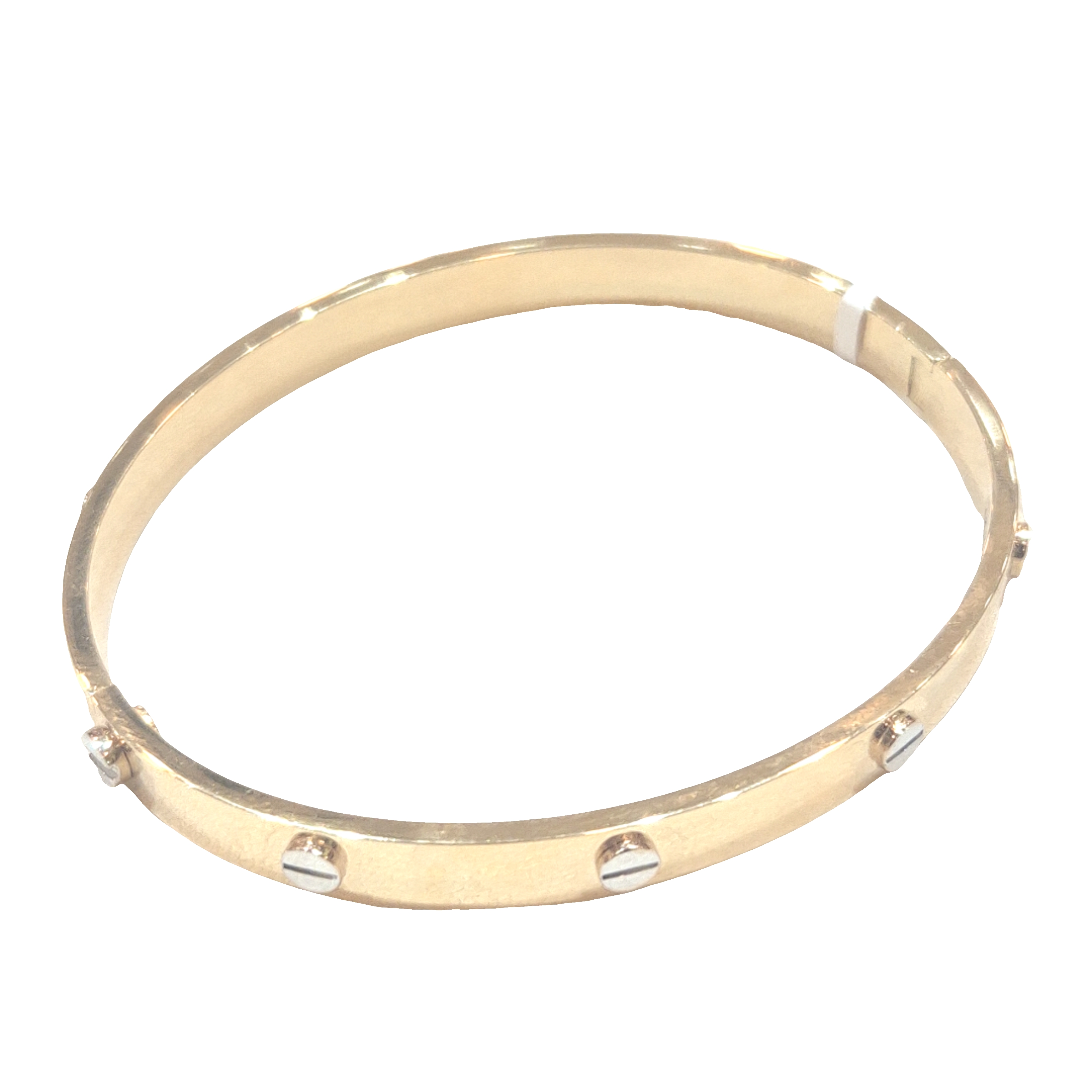 Twotone Love Bangle Screw type