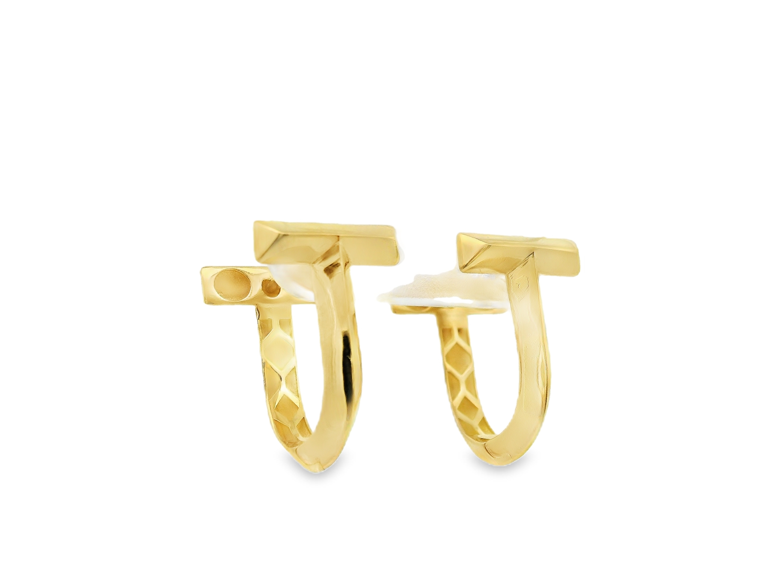 T-Hoop Earrings