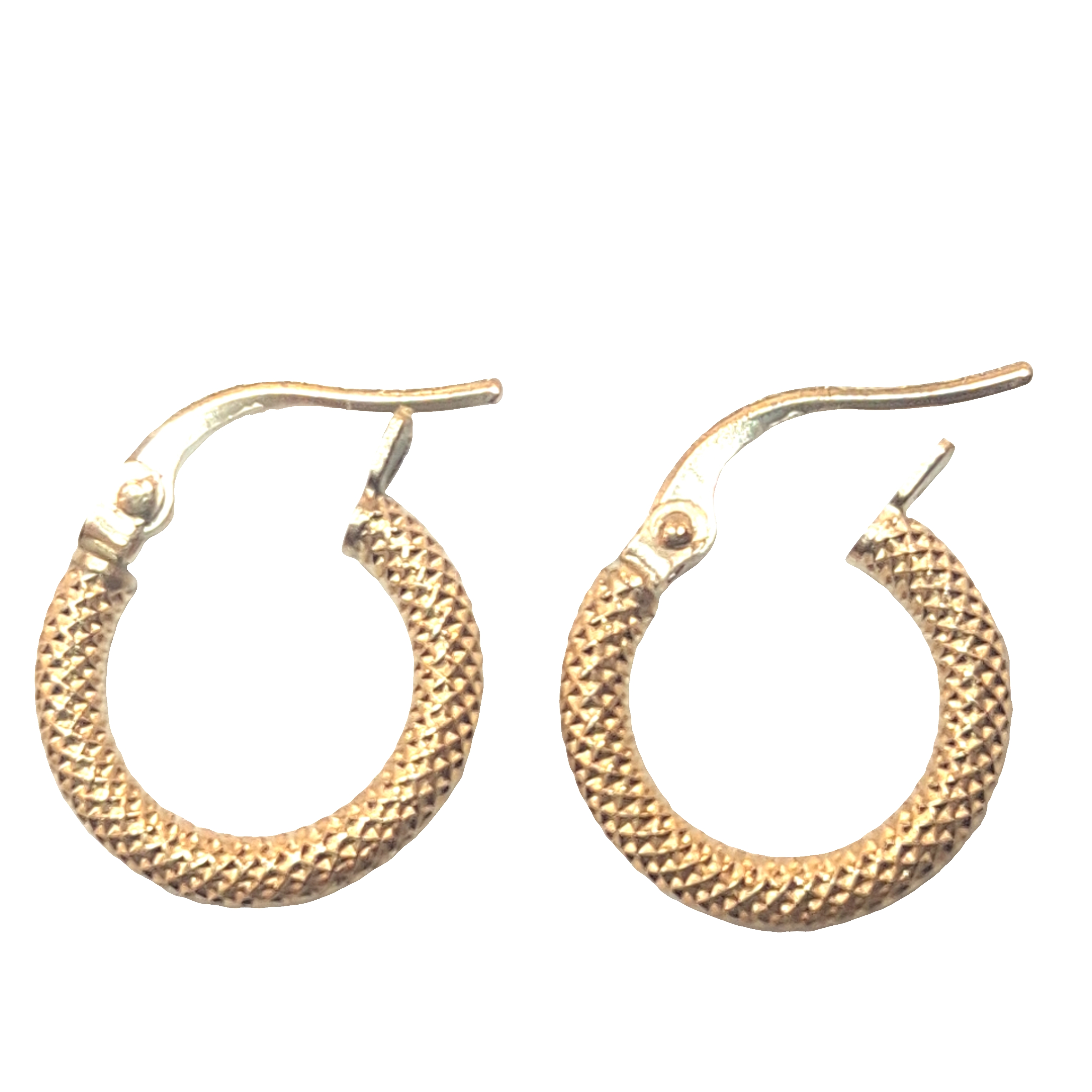 Textured Hoop Earrings