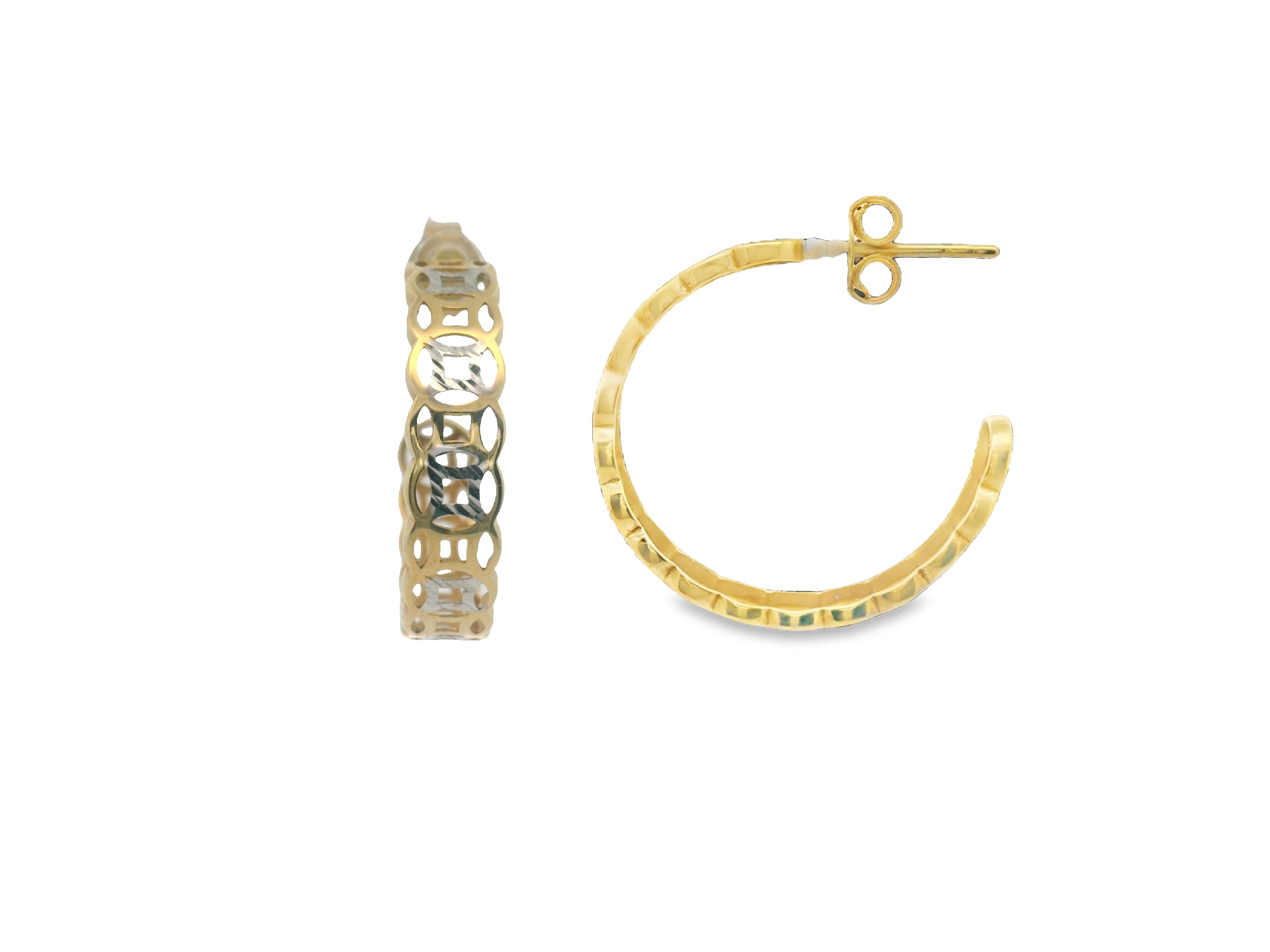 Money Catcher Hoop Earrings