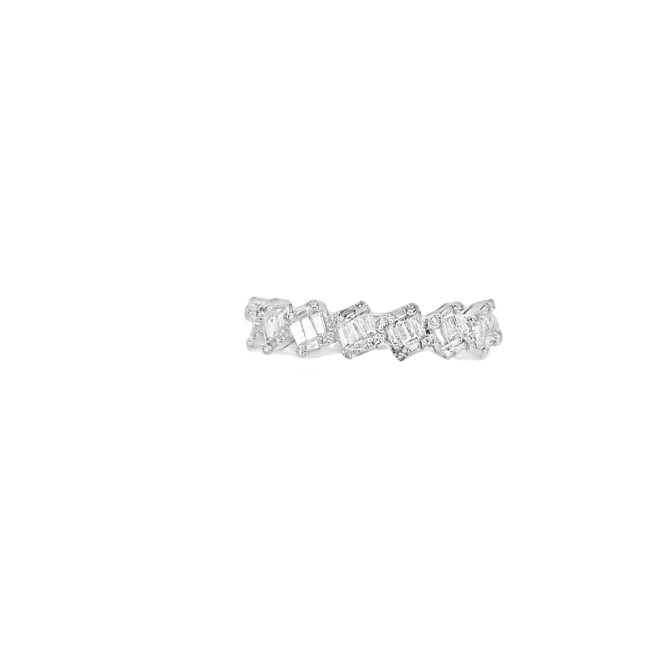 Multi-Cut Diamond Eternity Ring