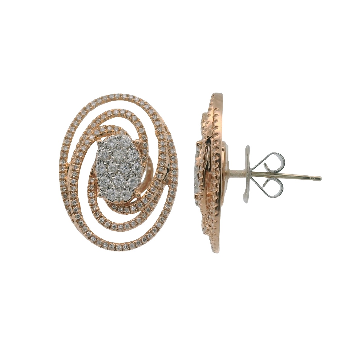 Everly Diamon Stud Earrings