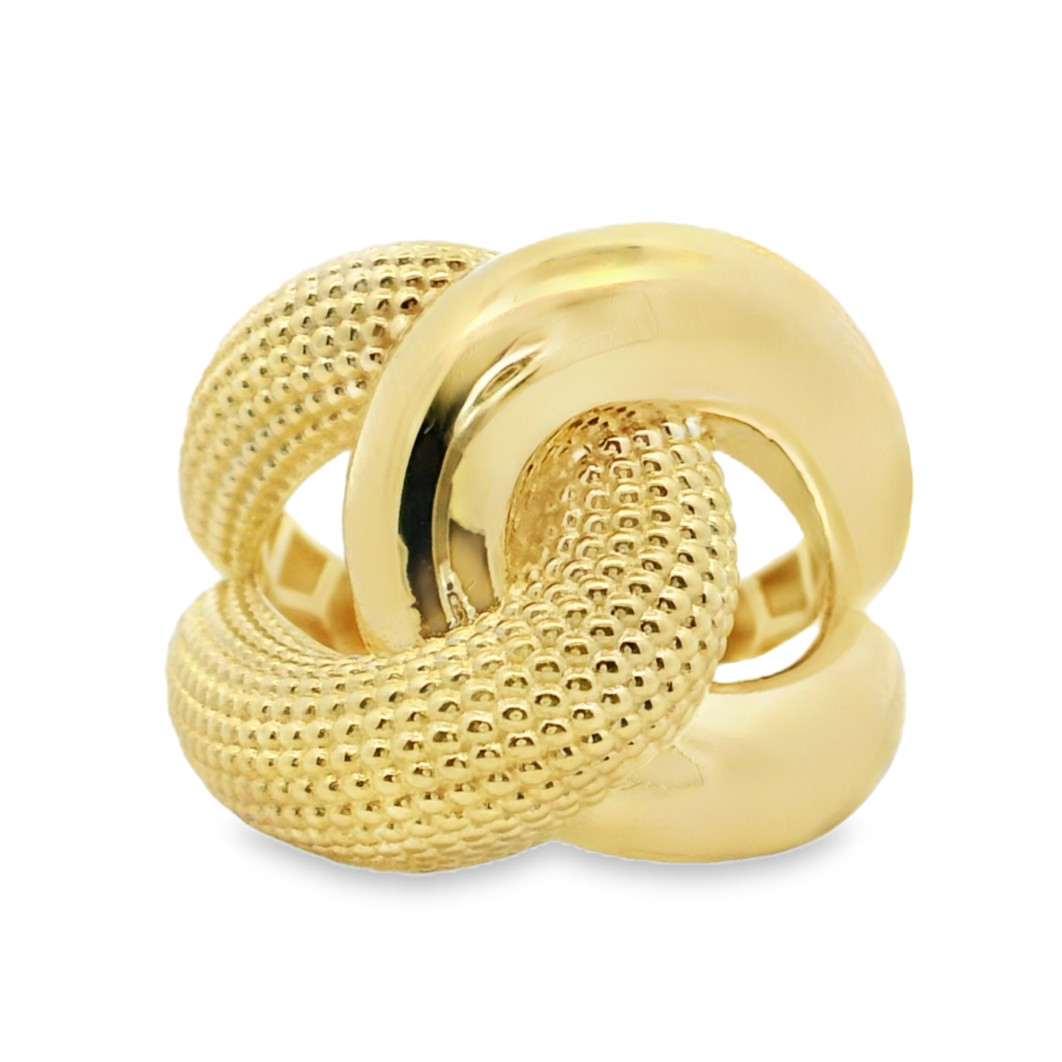 Bold Knot Design Ring