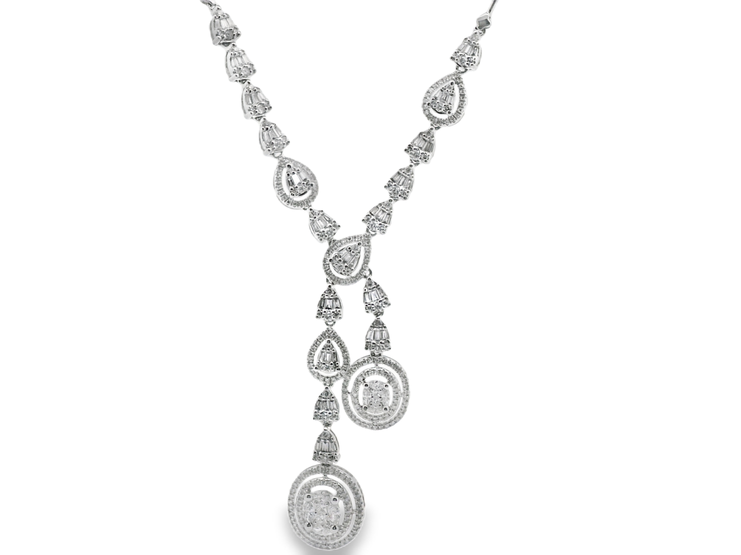 Drop Diamond Jewelry Set