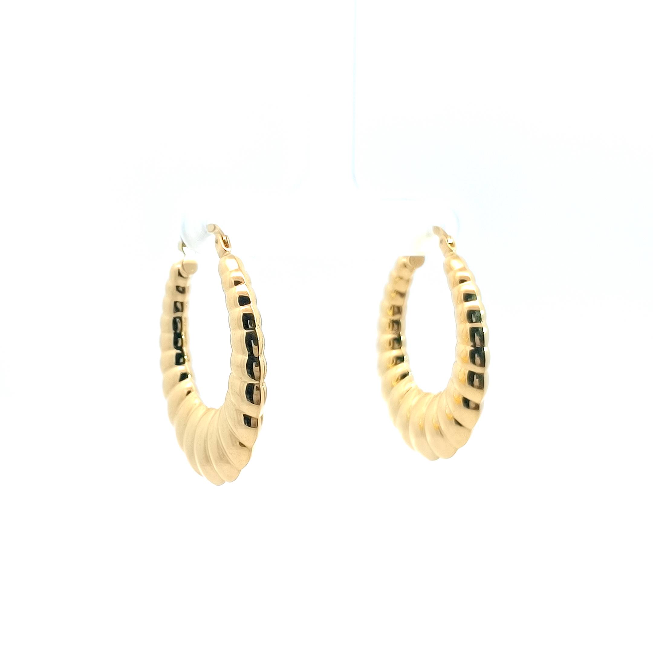 Croissant Loop Earrings