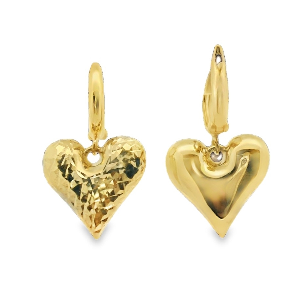 Dangling Heart Earrings