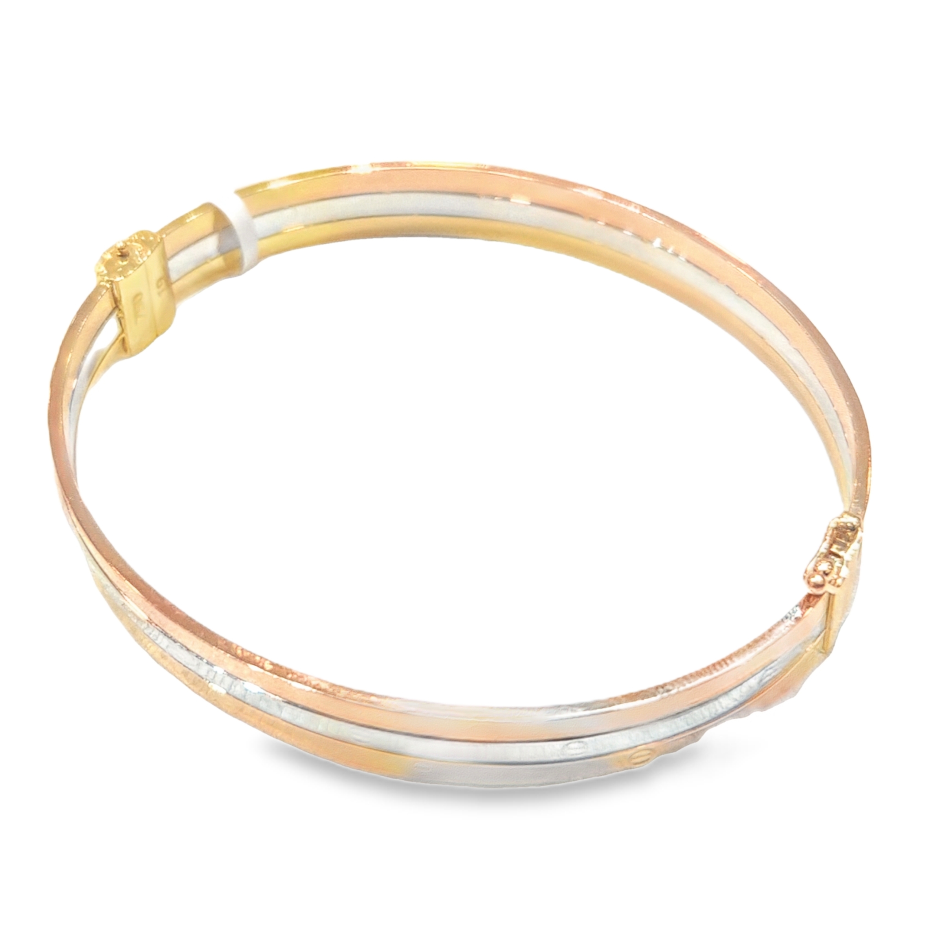 Premium Trinity Love Bangle Clip Type