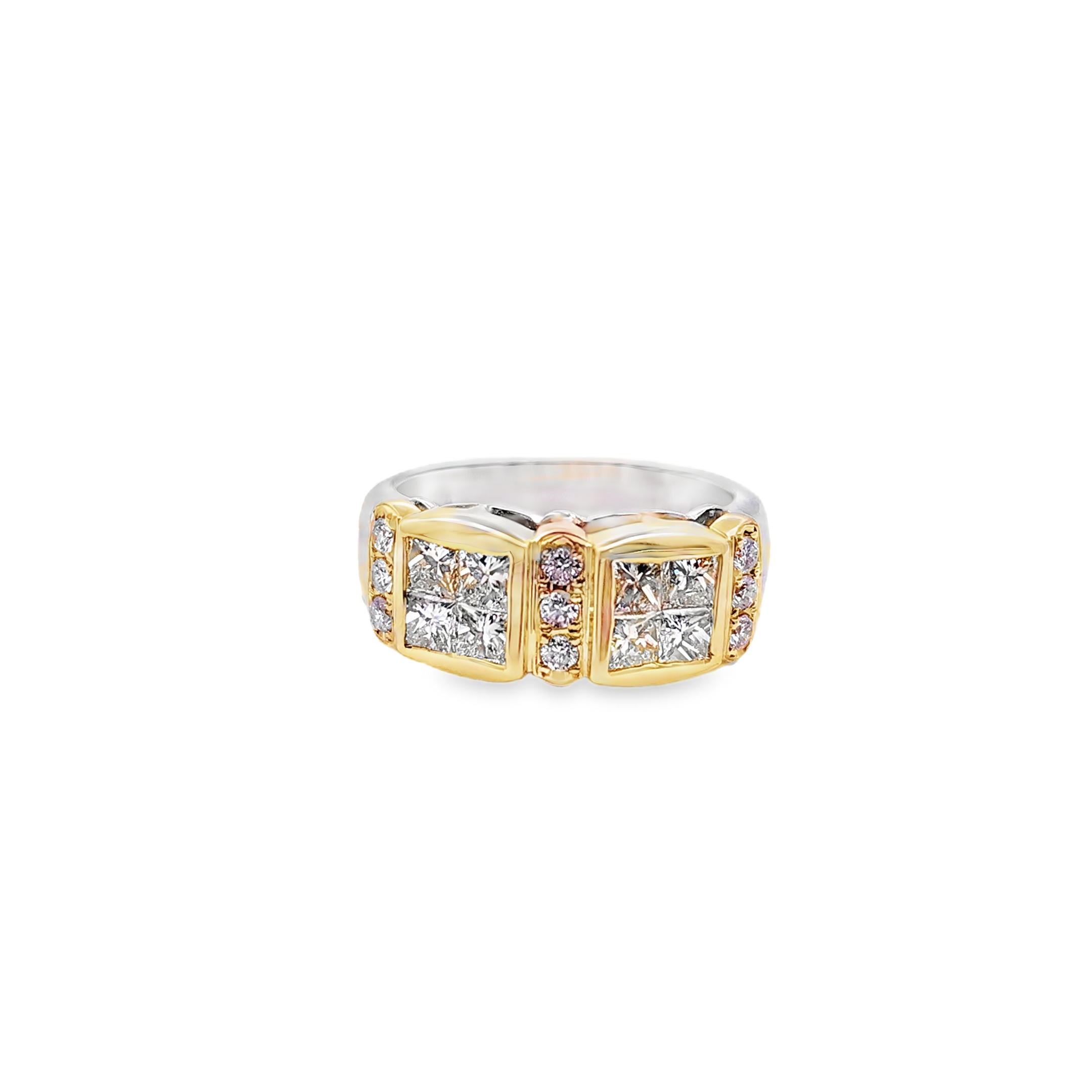 Princess Cut Men's Diamond Ring