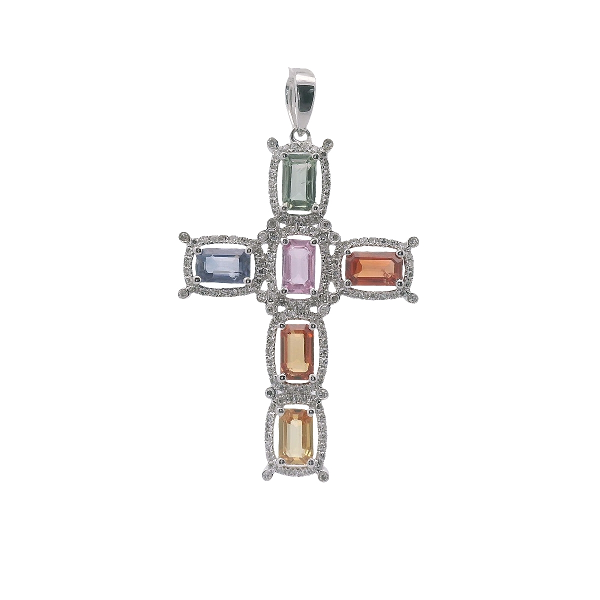 Audrey Diamond Cross Pendant