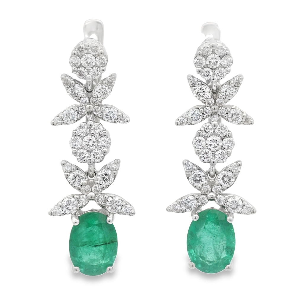 Elaina Diamond Dangling Earrings