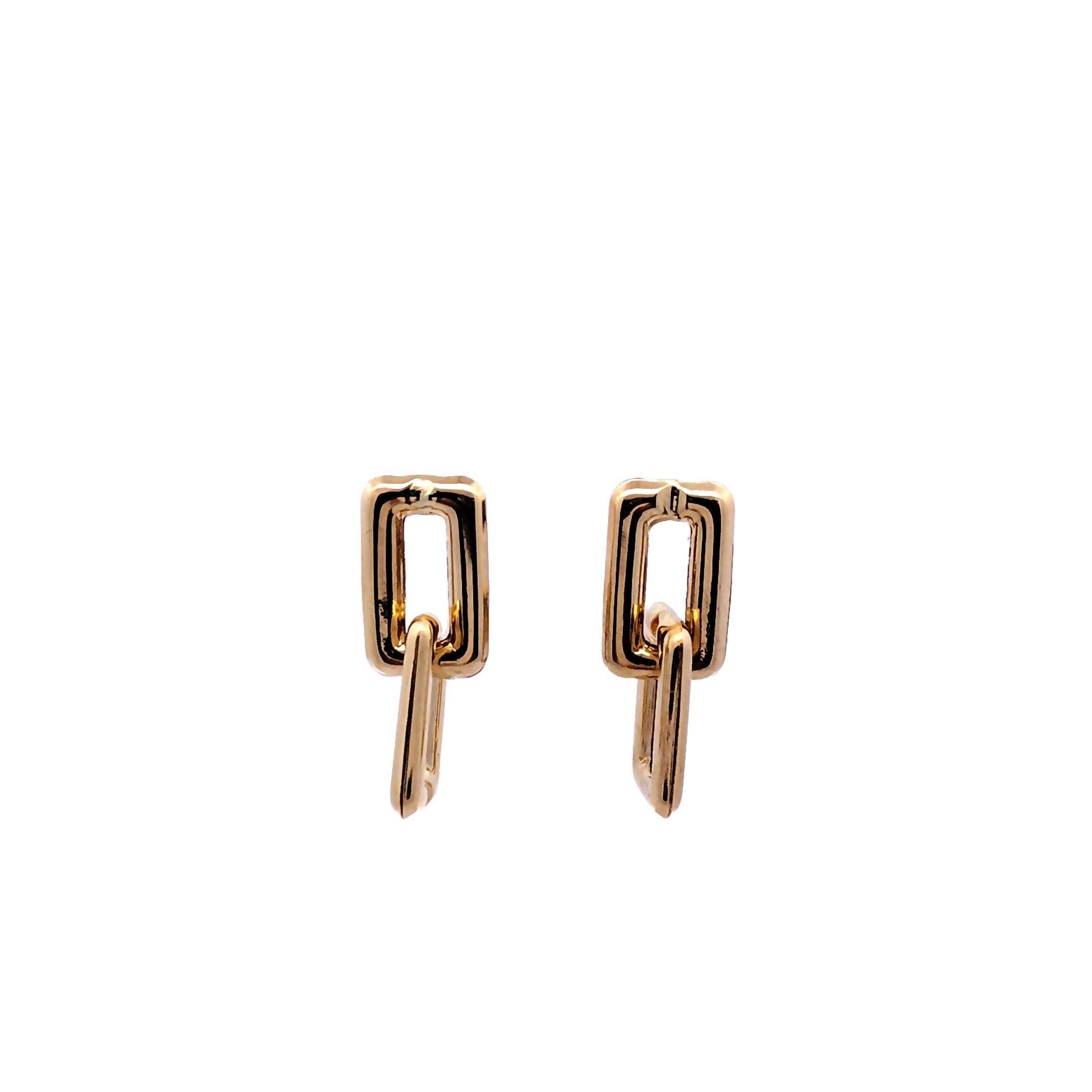 Square Link danggling Earring