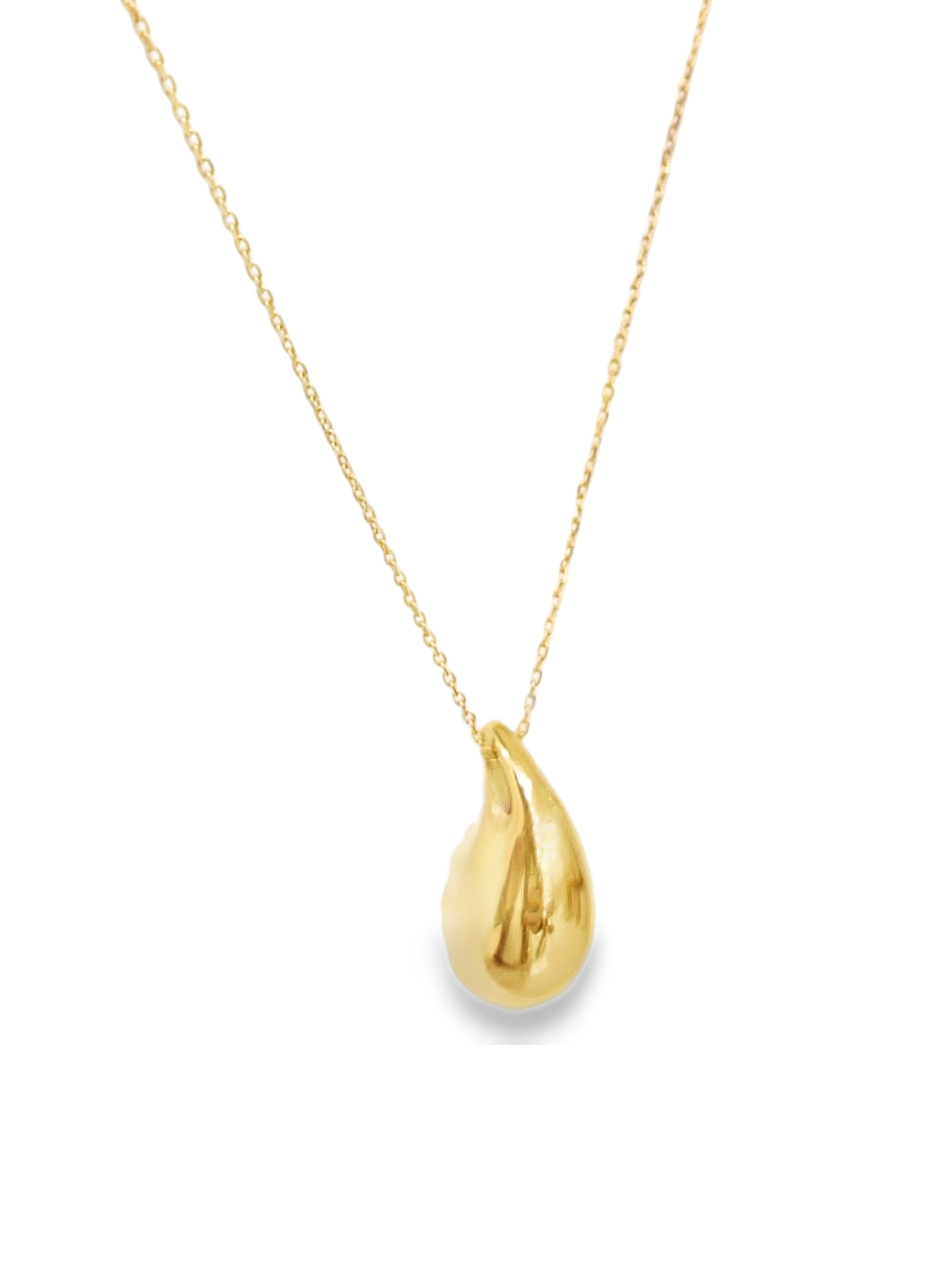 Top Quality Teadrop Center Chain Necklace