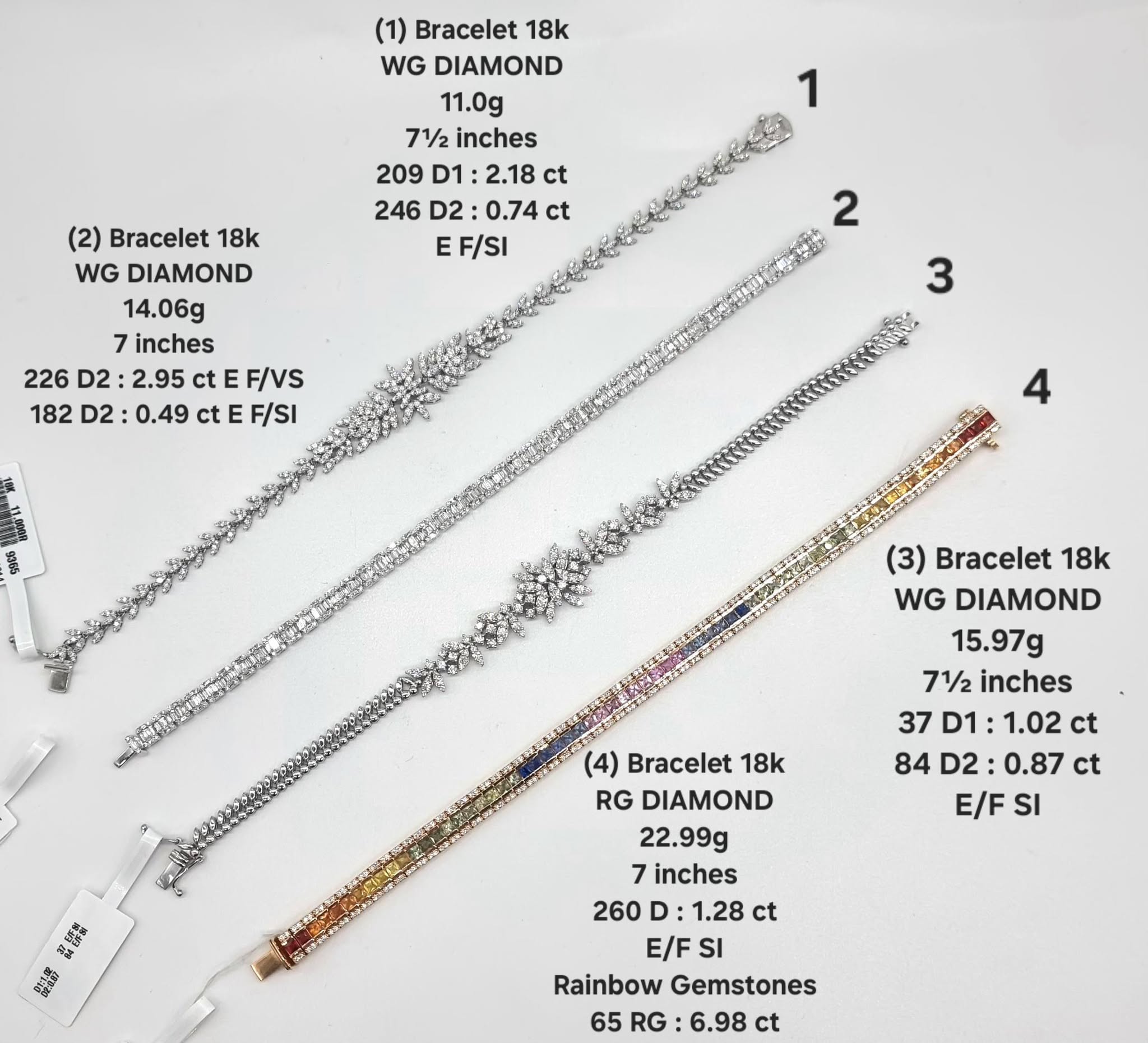 Fancy Diamond Bracelets