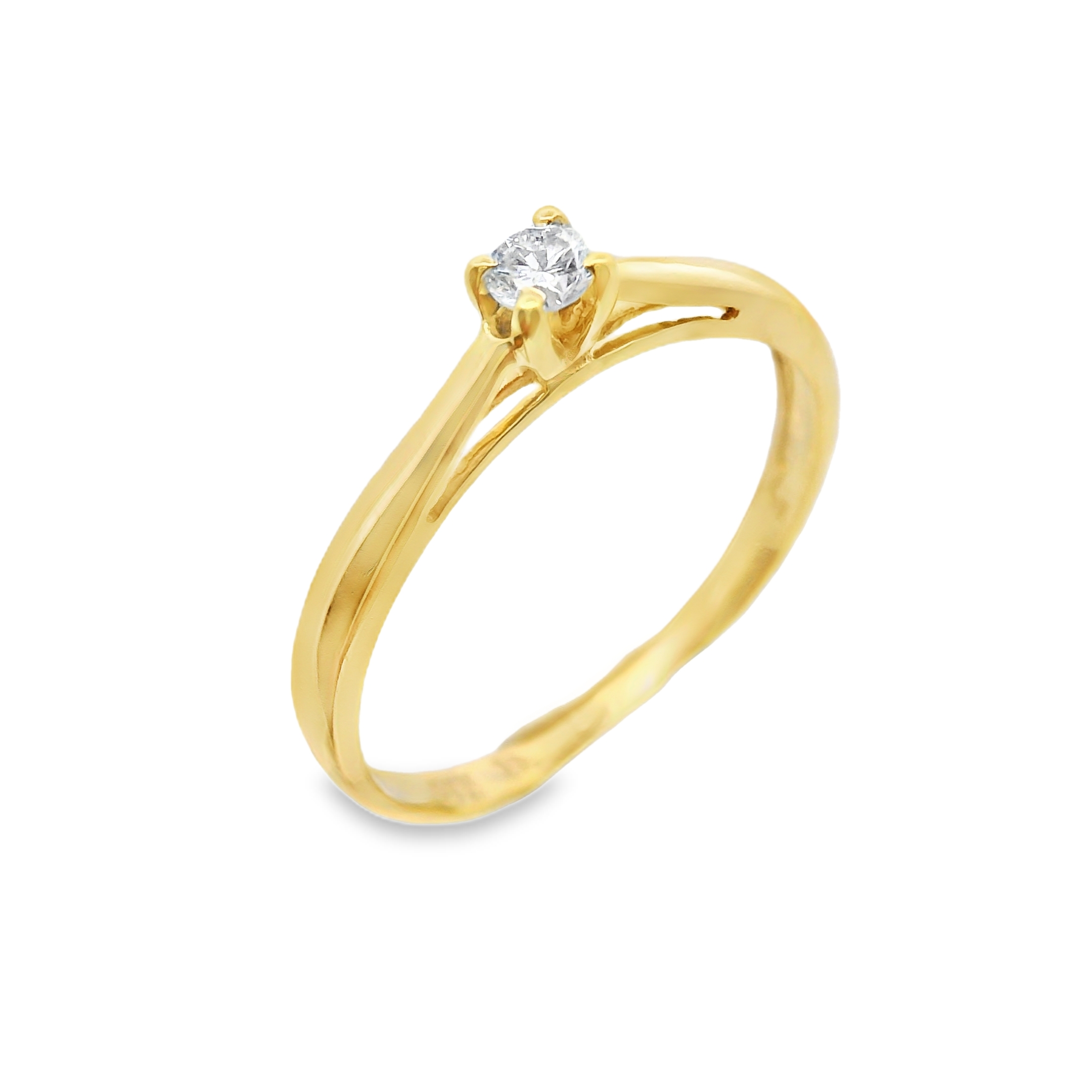Ava Engagement Ring in Yellow Gold