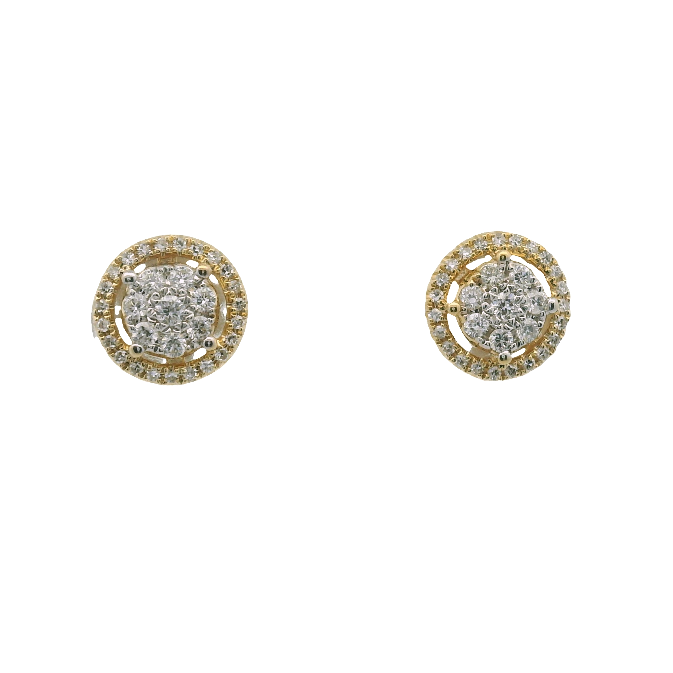 Iris Diamond Stud Earrings
