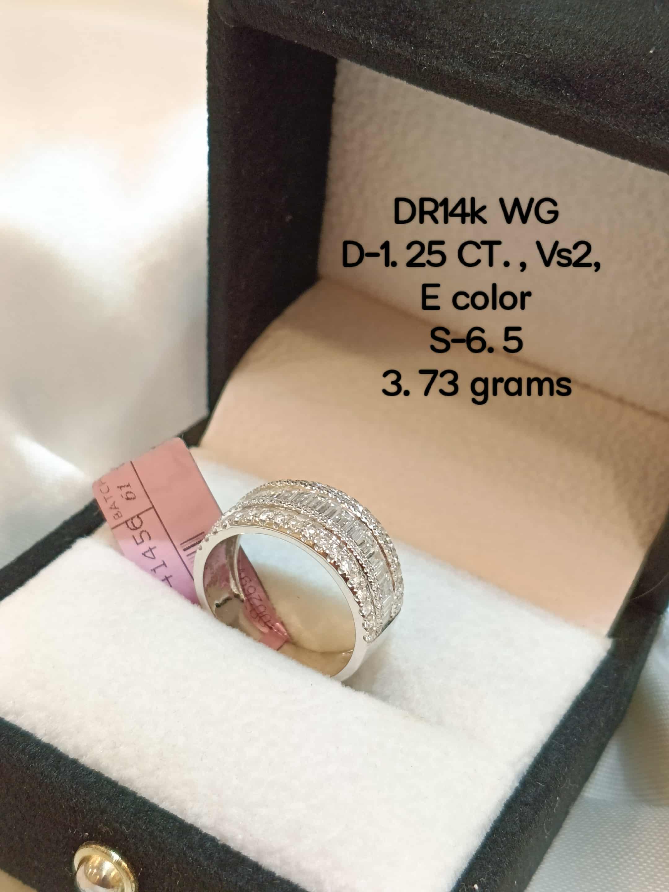 White Gold Eternity Ring with Round Brilliant Cut Diamonds