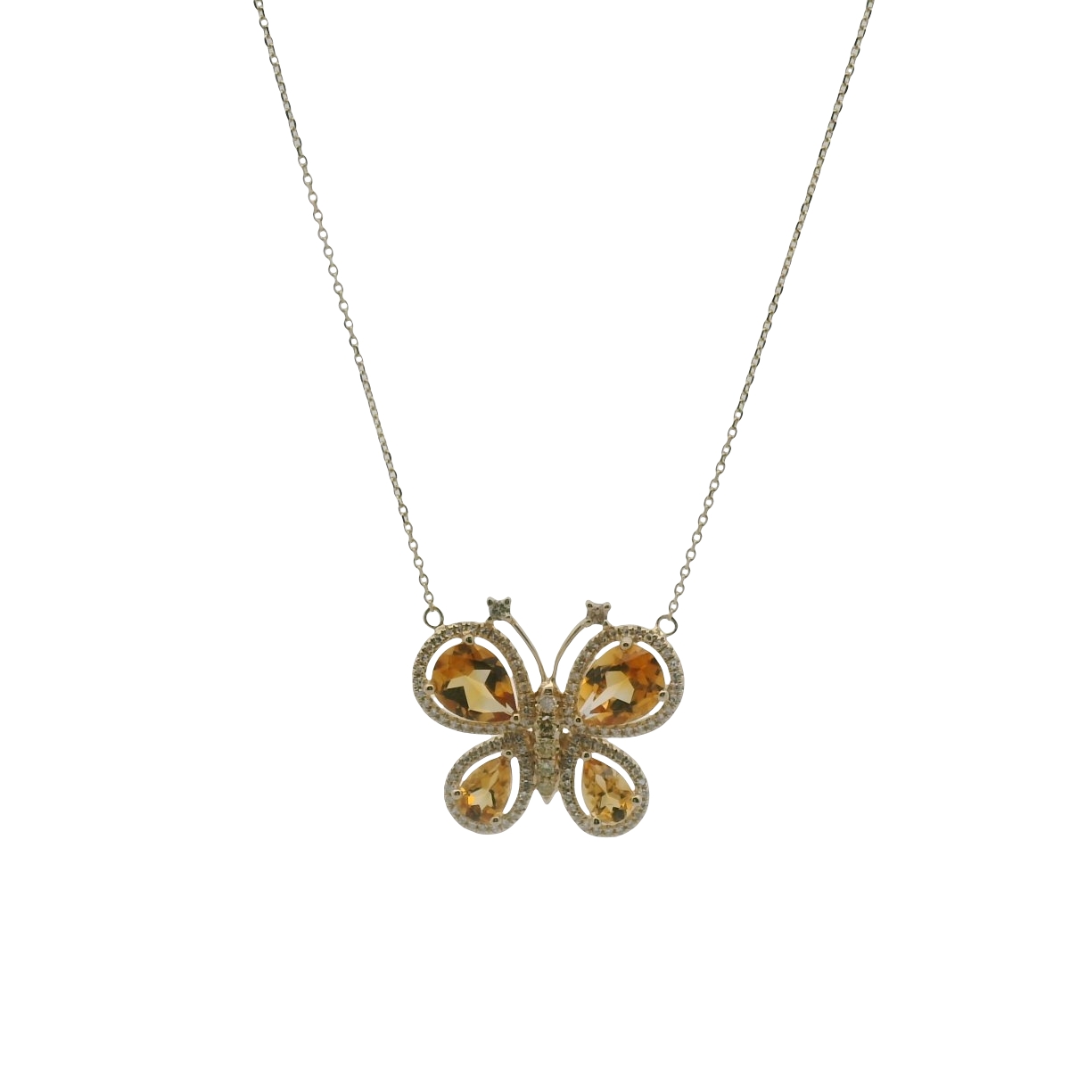 Lyla Butterfly Charm Necklace