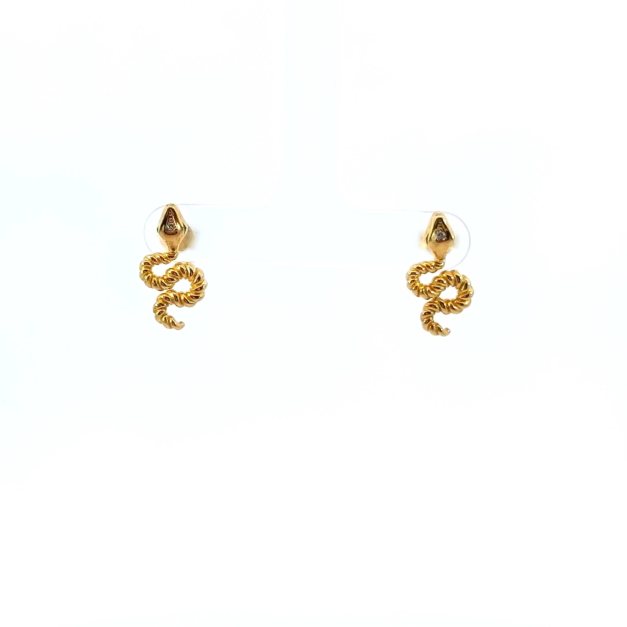 Snake earrings