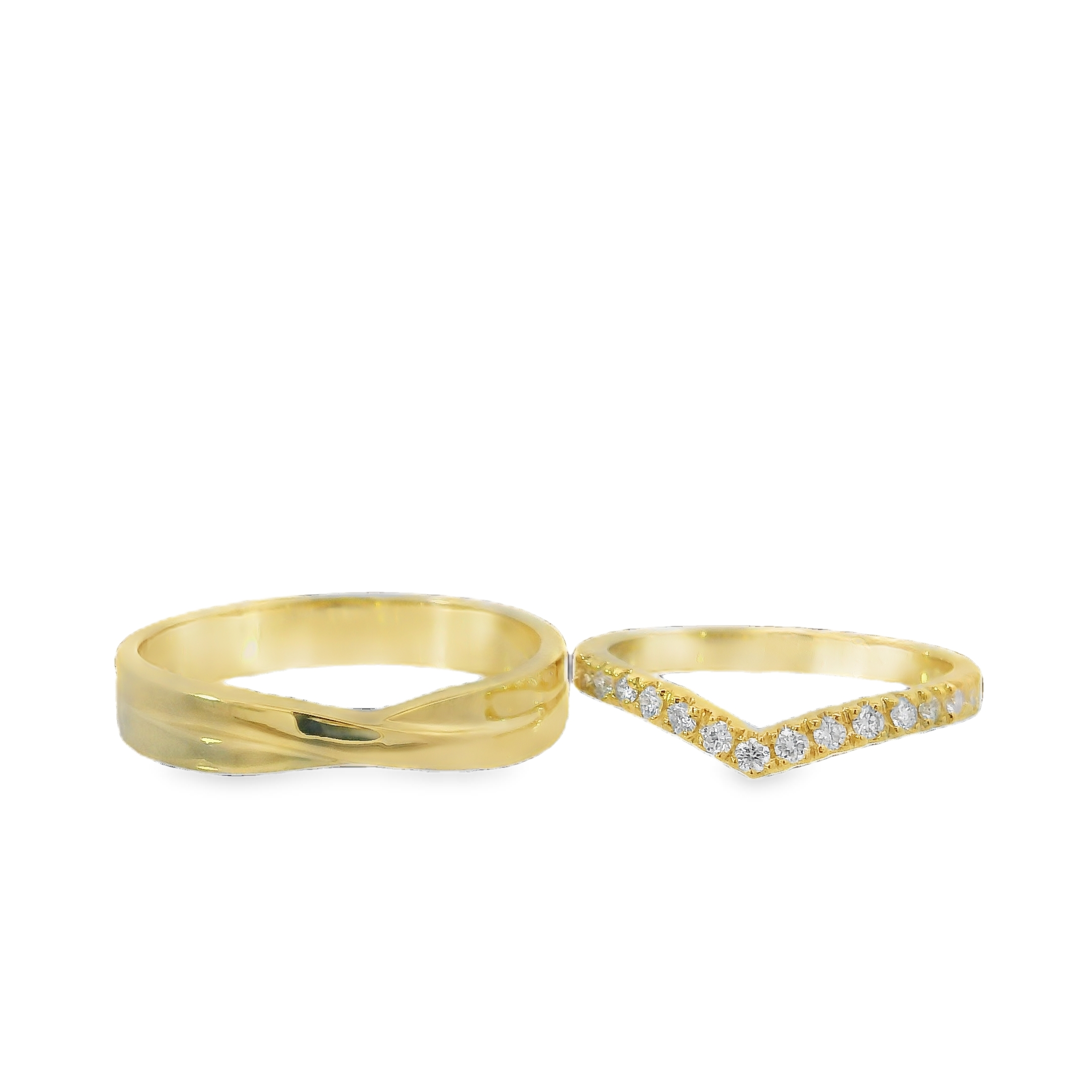 AMIRA Wedding Band Yellow Gold