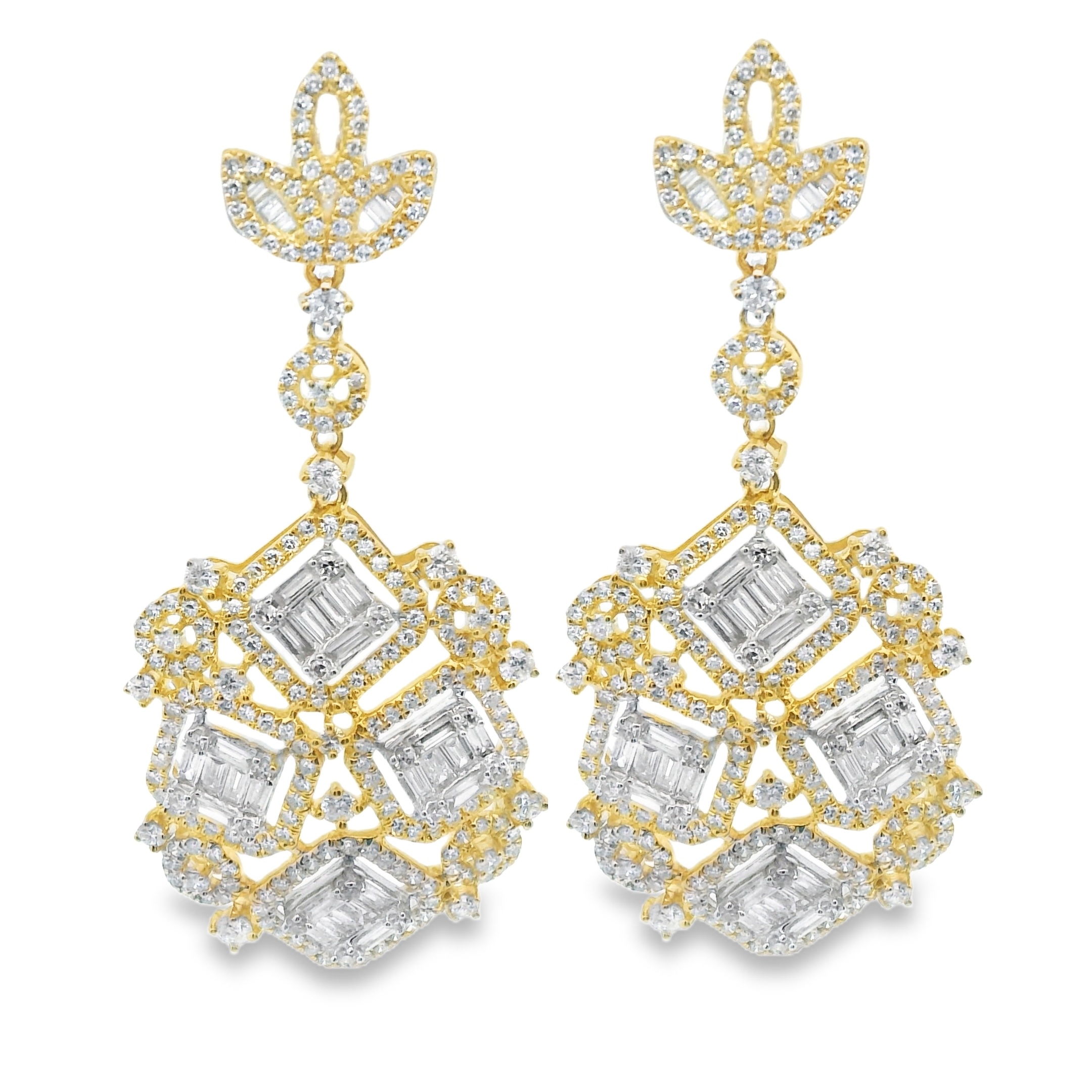 Lorelai Diamond Dangling Earrings