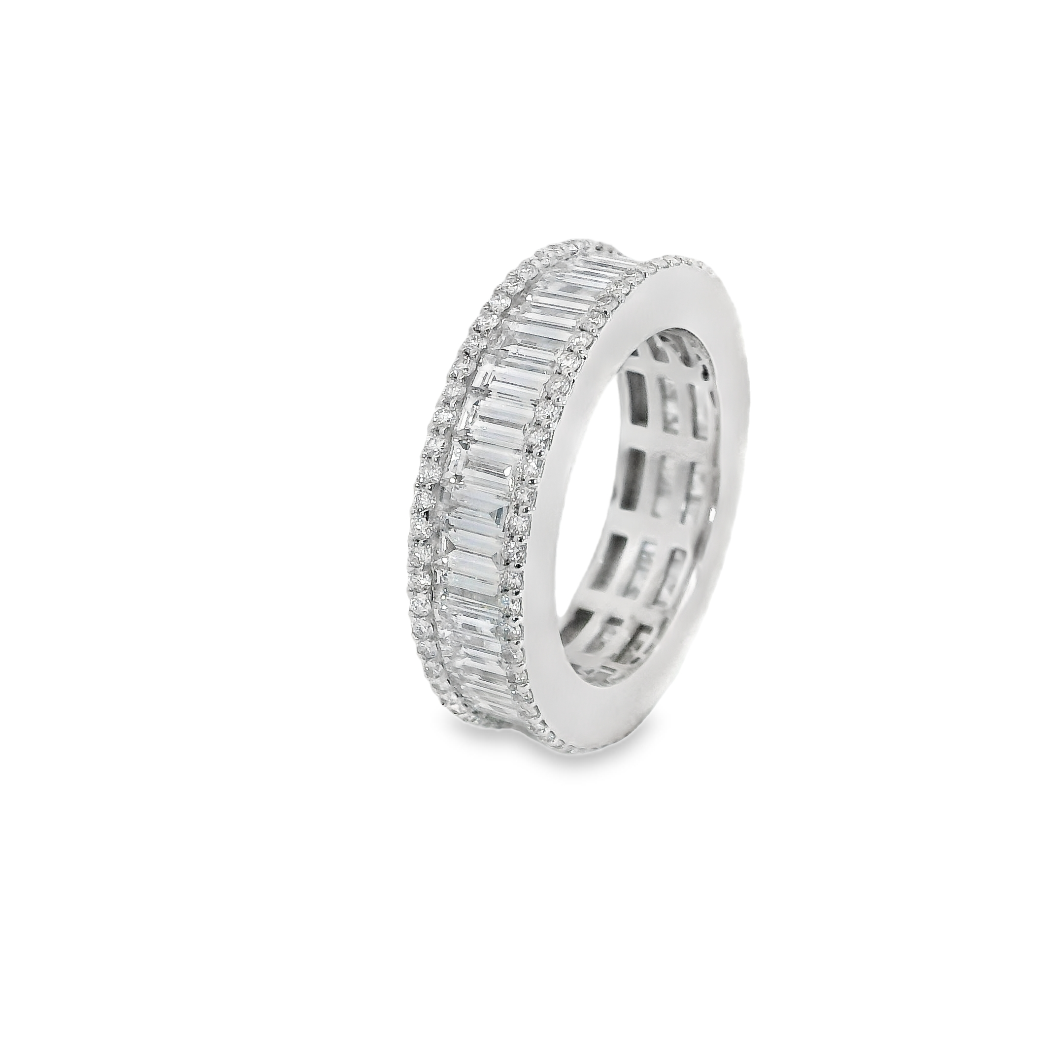 Baqutte Diamond Eternity Ring