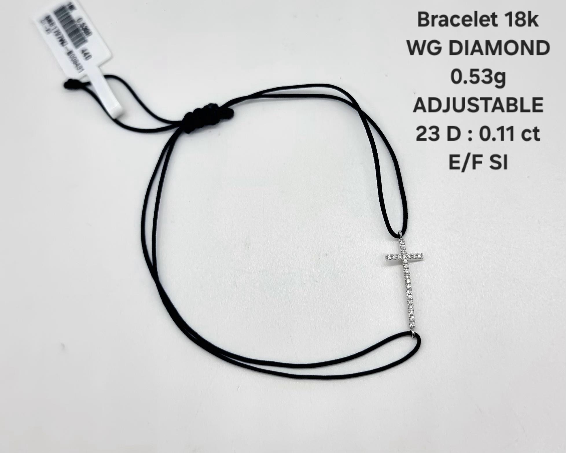 Adjustable Diamond Bracelet 18k