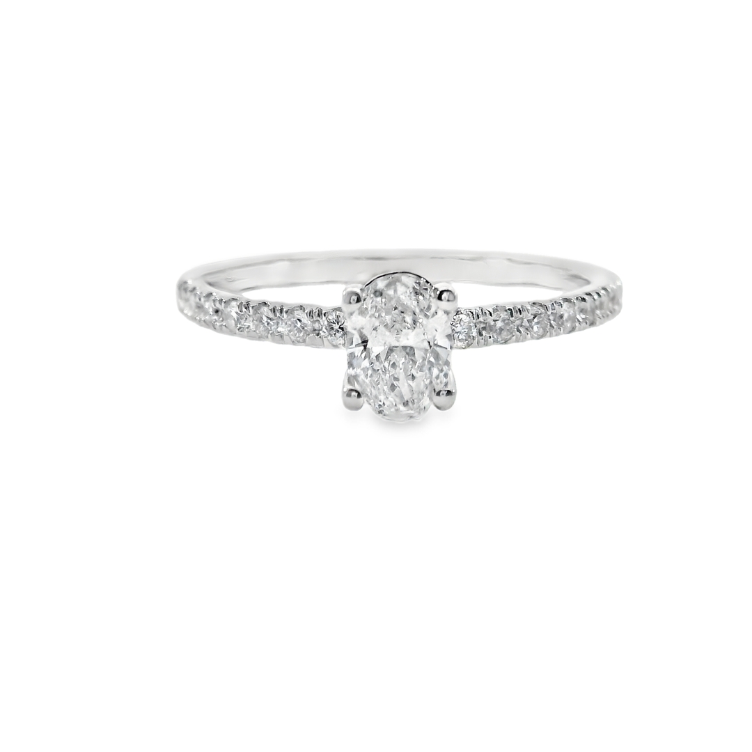 Oval Diamond Engagement Ring  Collection