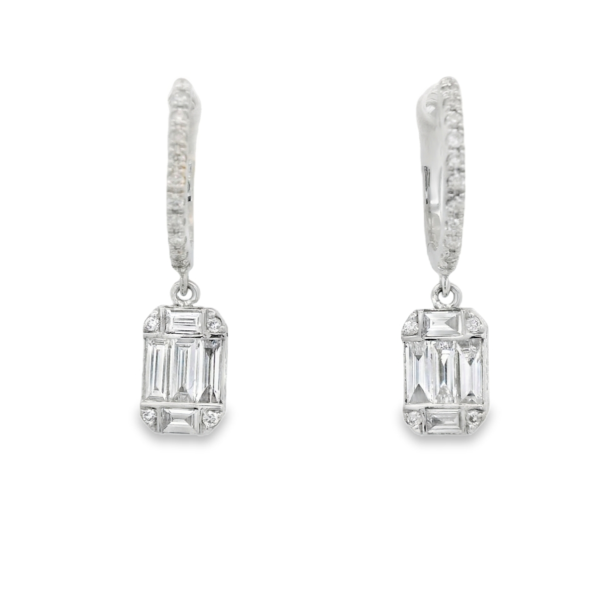 Collins Diamond Dangling Earrings