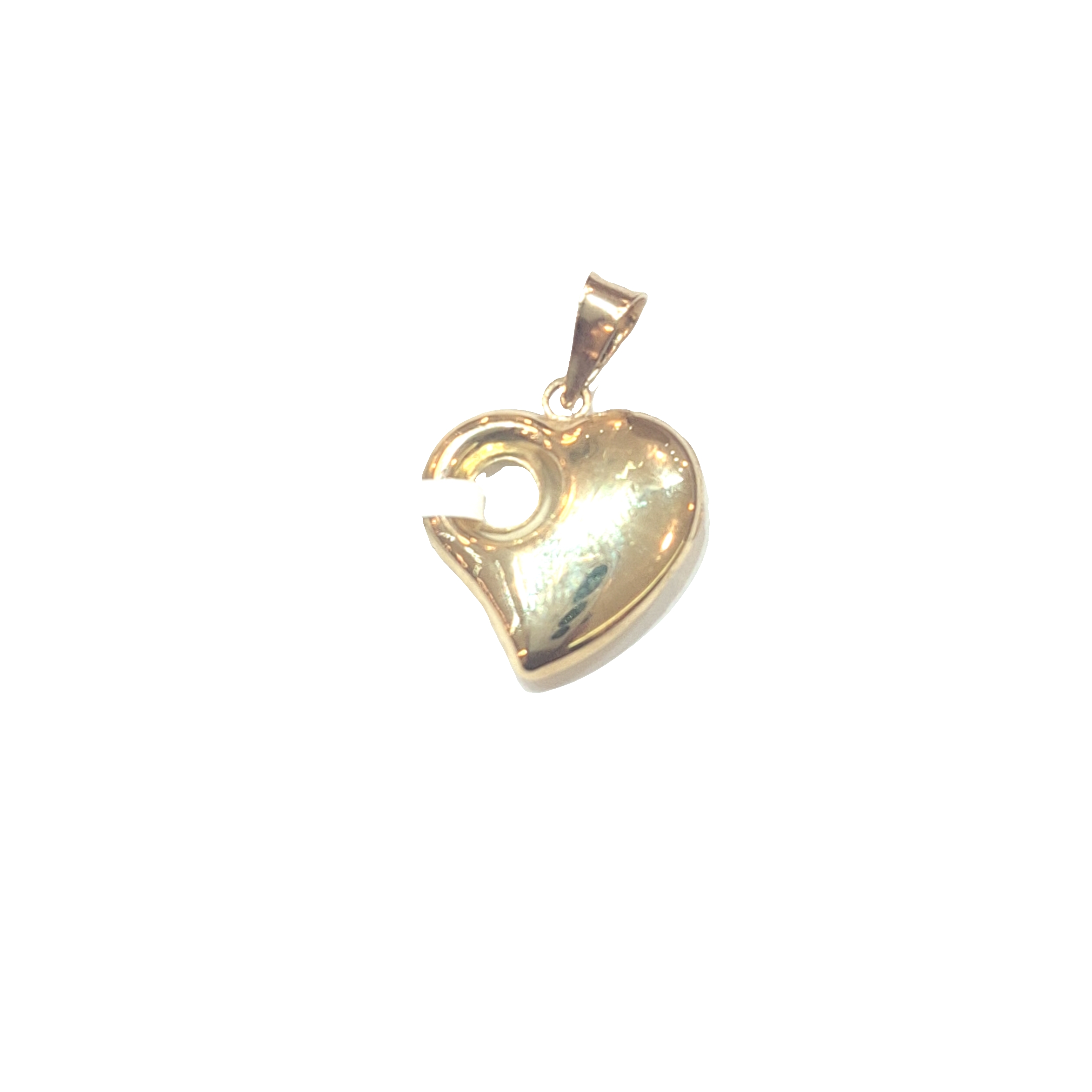 Mini Heart shaped Pendant with hole