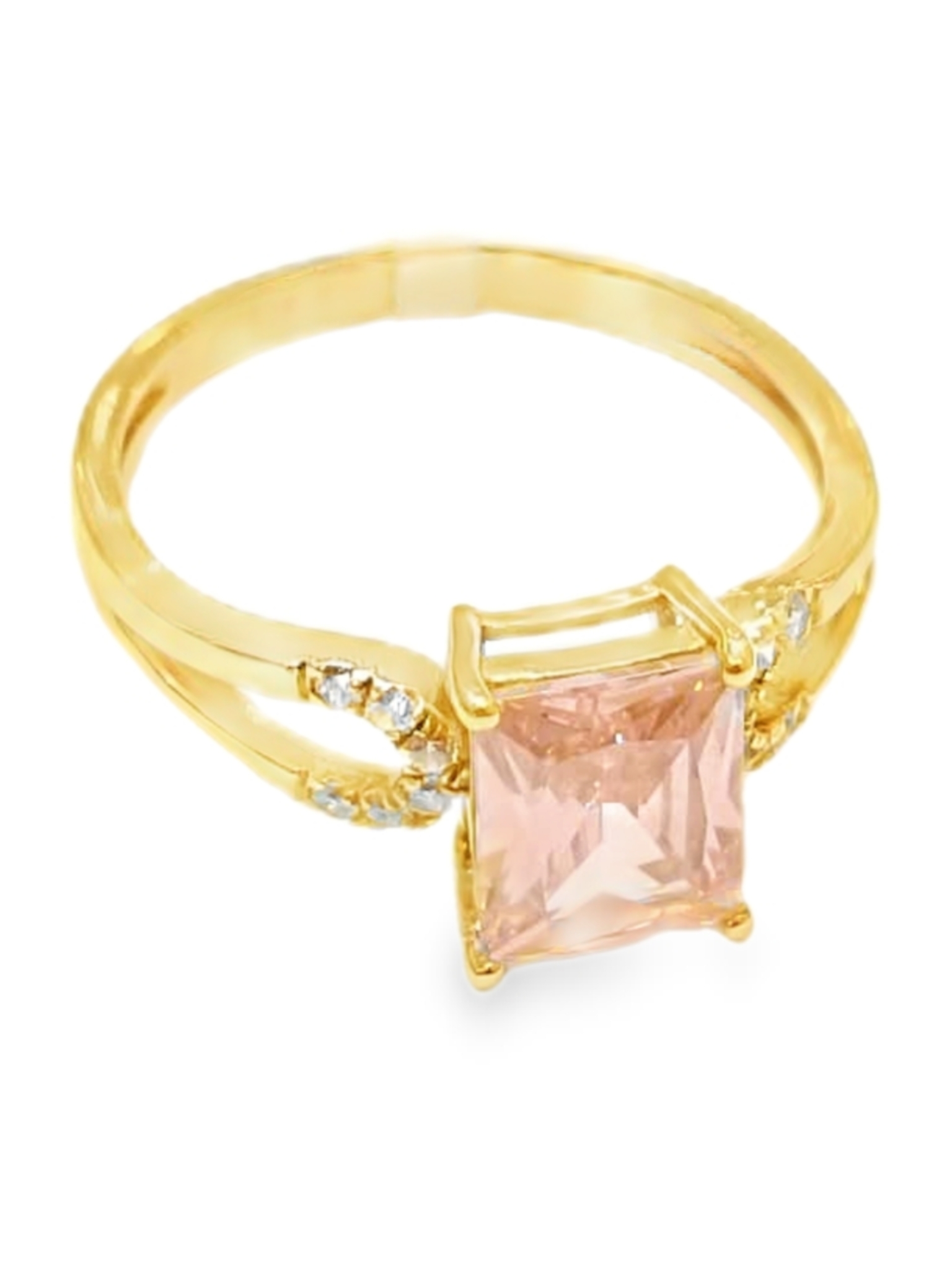 Special Ring with Light Rose stone 20707