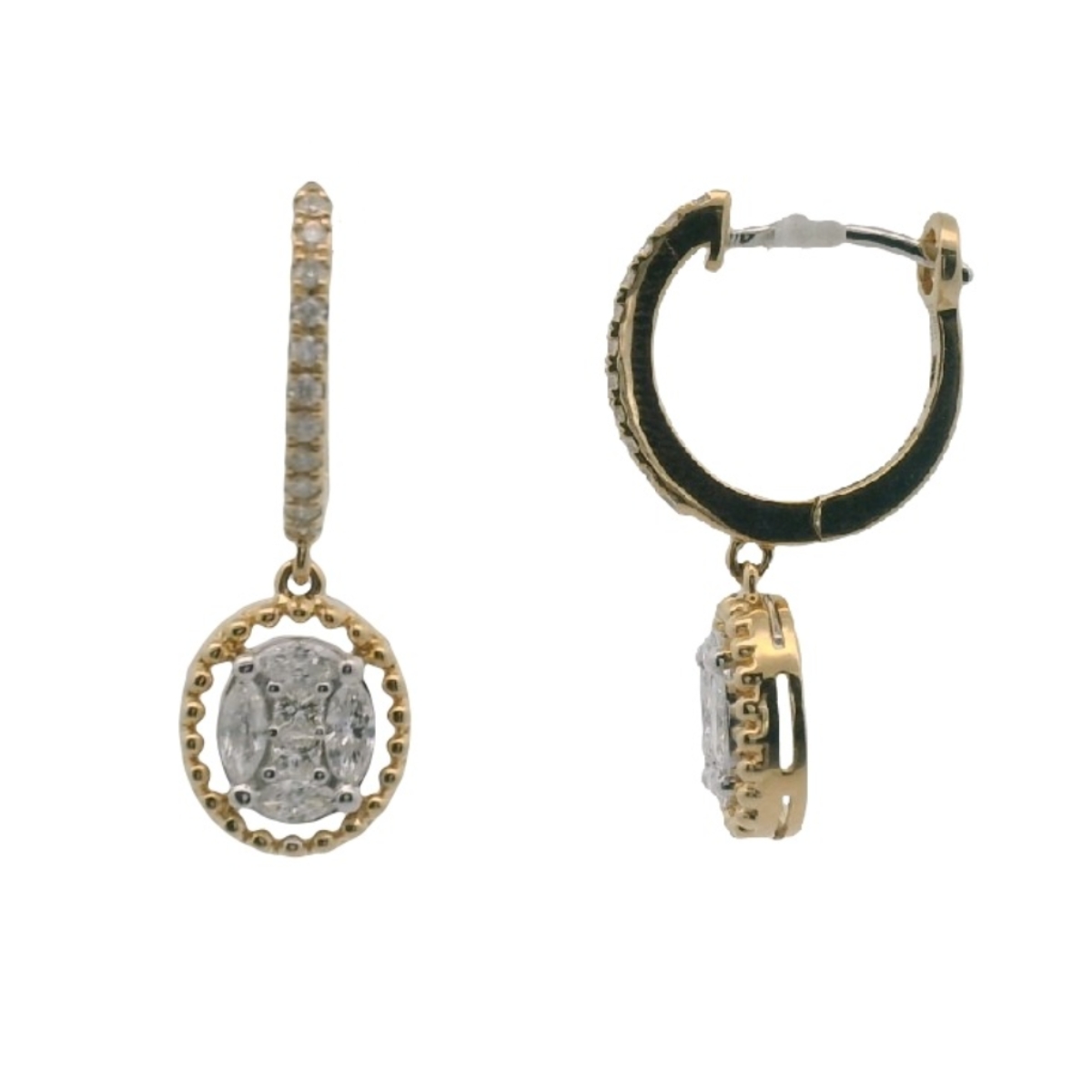 Josie Diamond Dangling Earrings