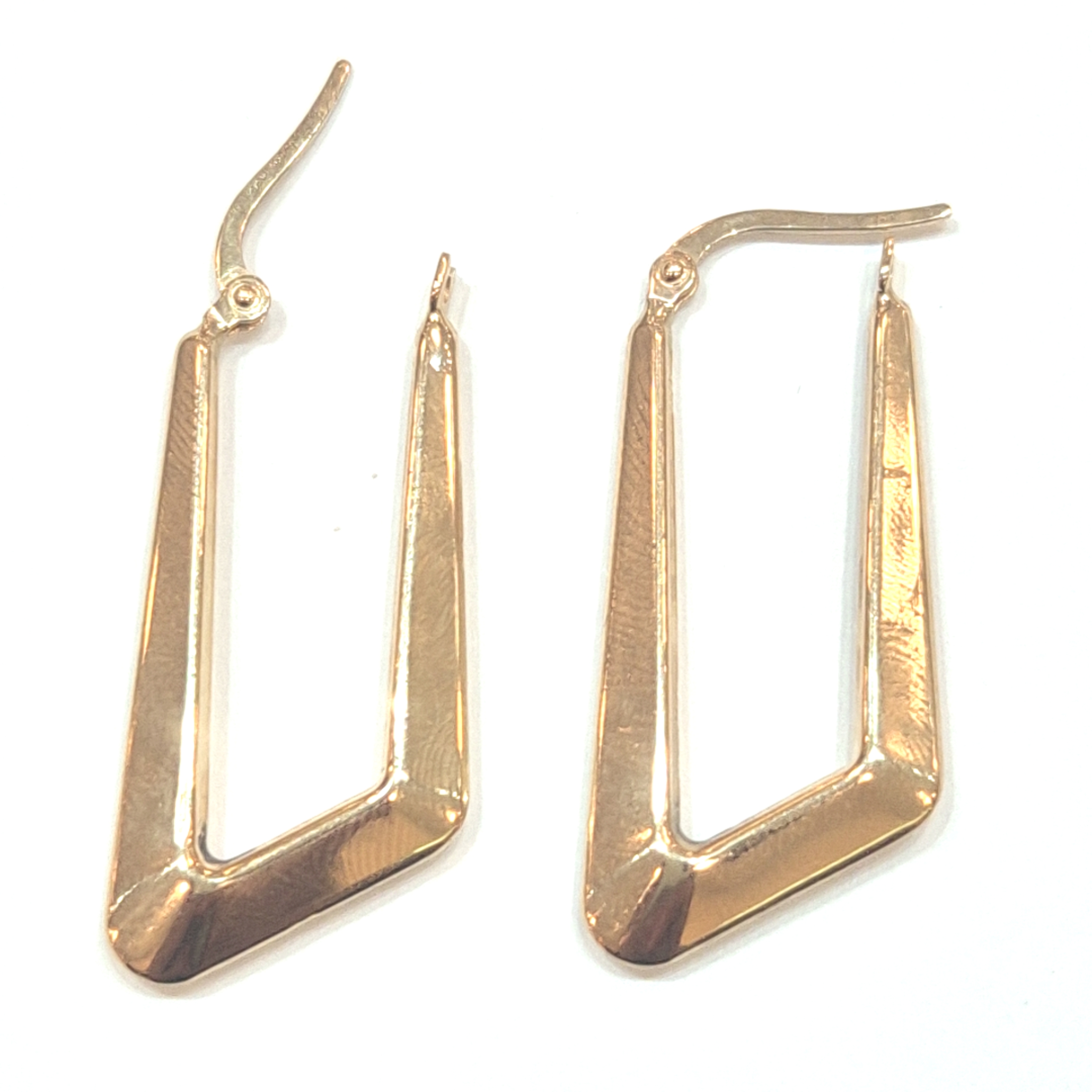 Modern Geometric Hoop Earrings