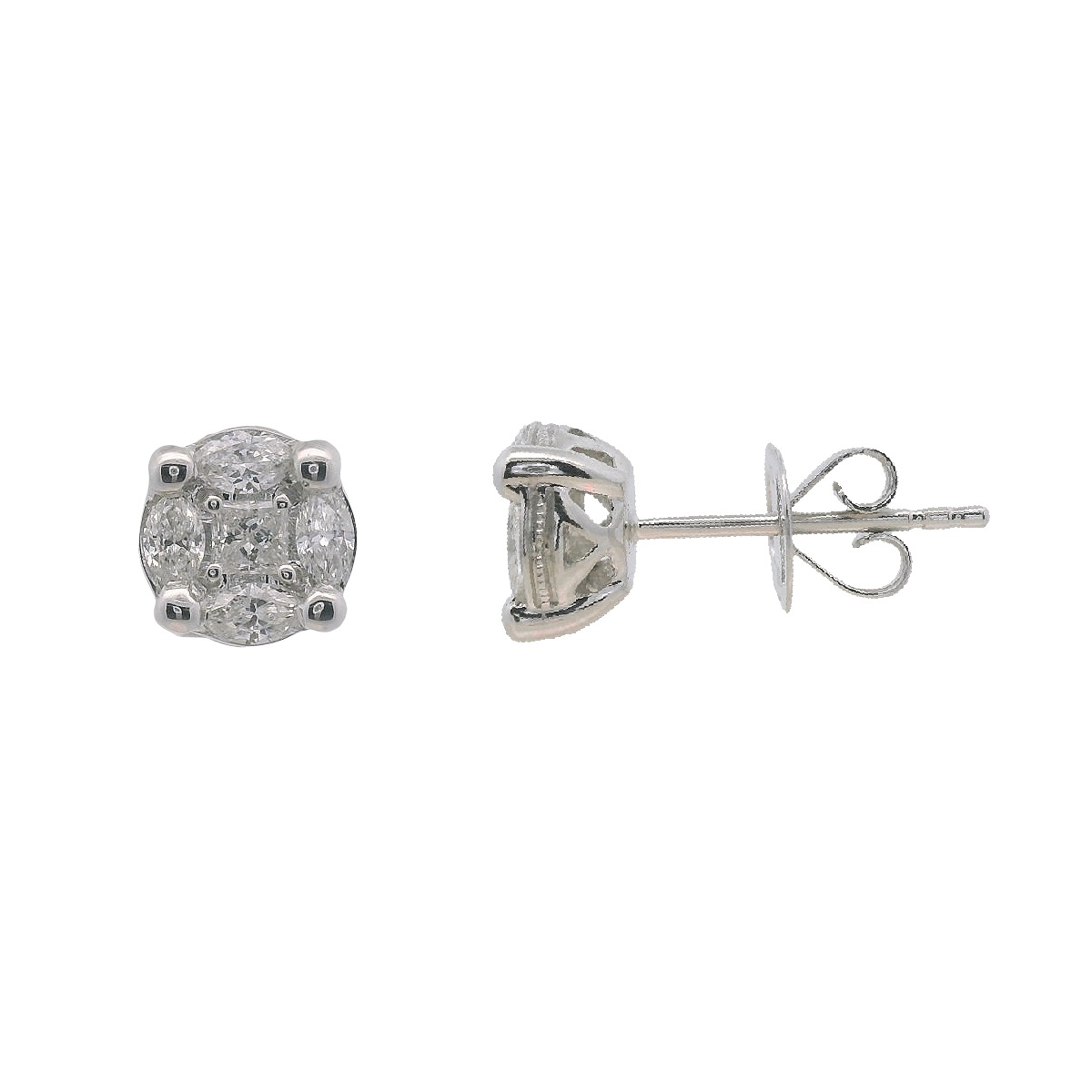 Melody Diamond Stud Earrings