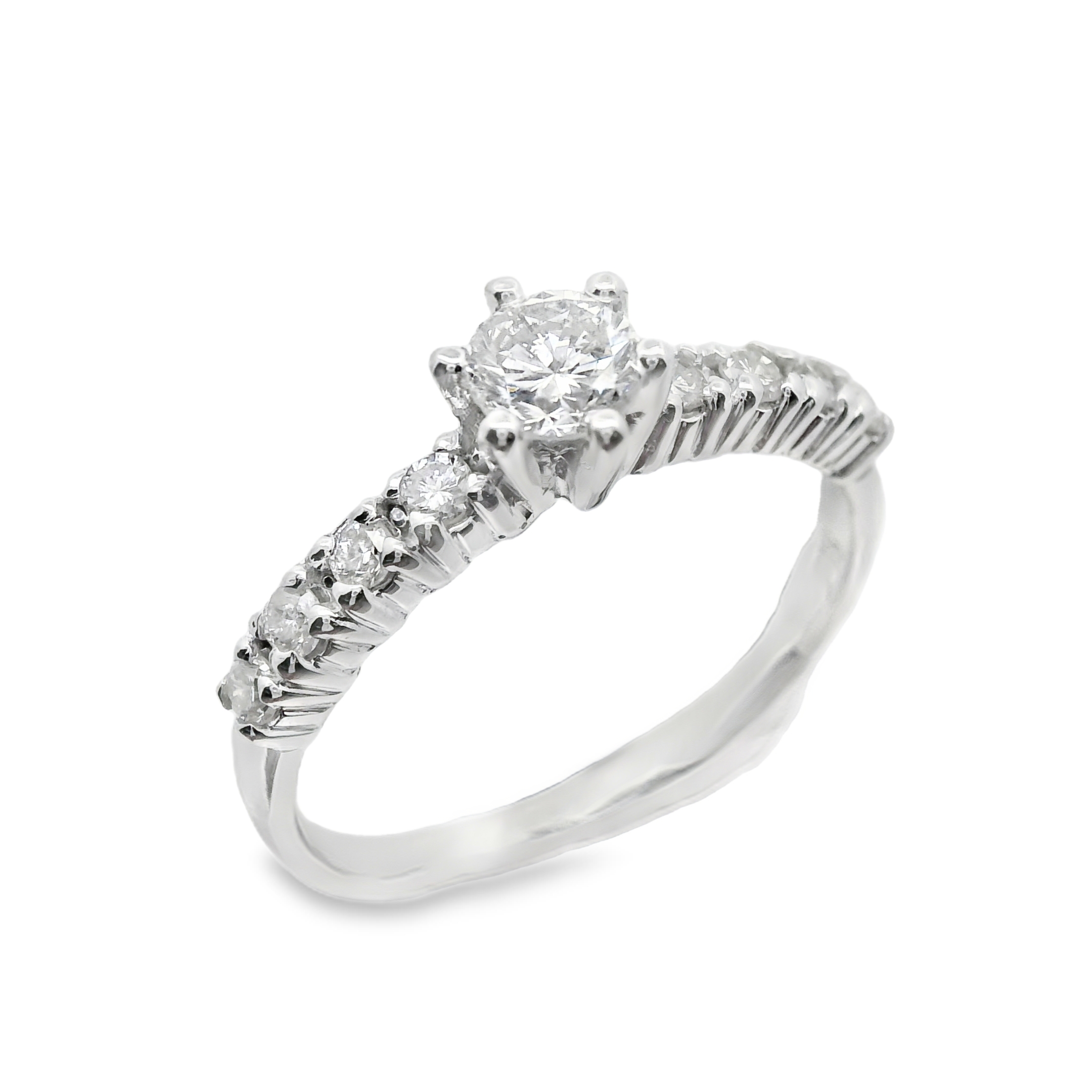 Camila Engagement Ring in White Gold