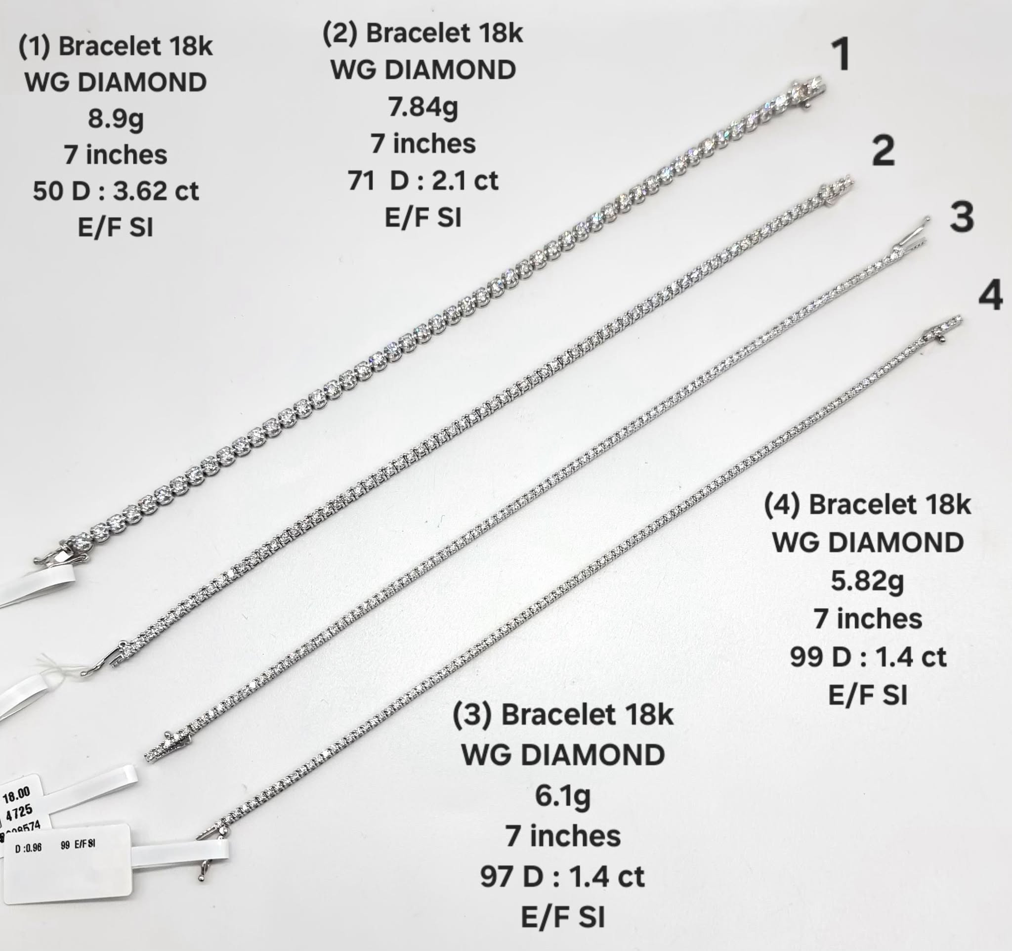 Top Quality WhiteGold Diamond Bracelet