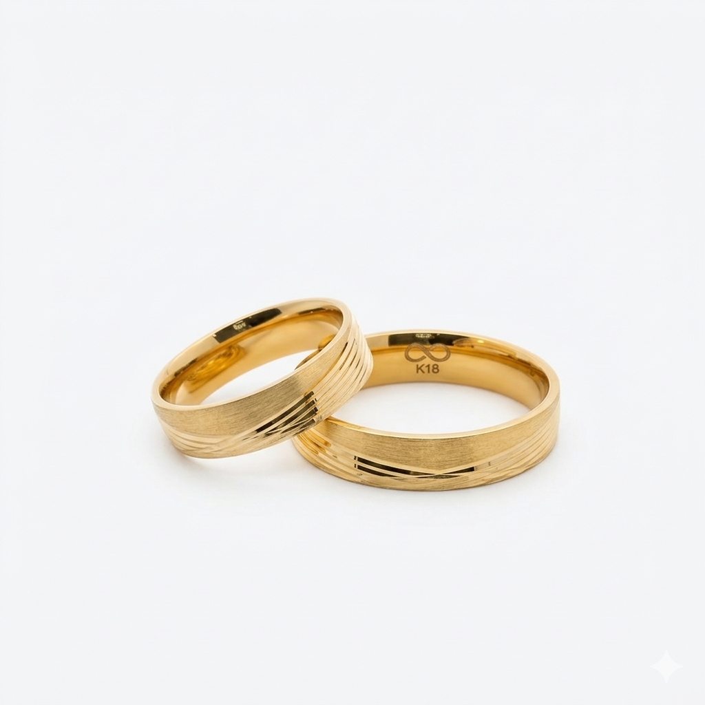 Kali Wedding Ring Set