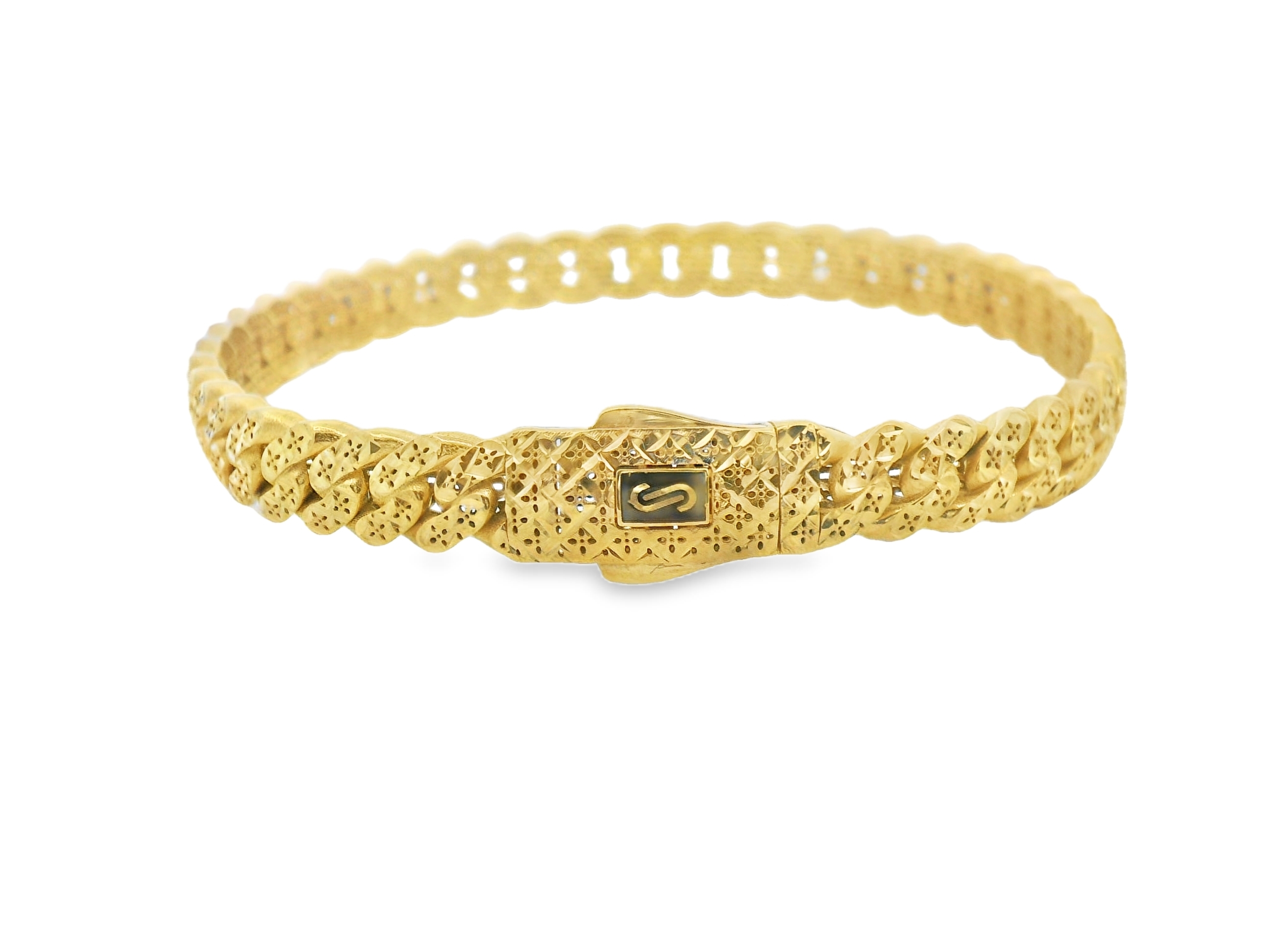 Yellow Gold Monaco Bangle