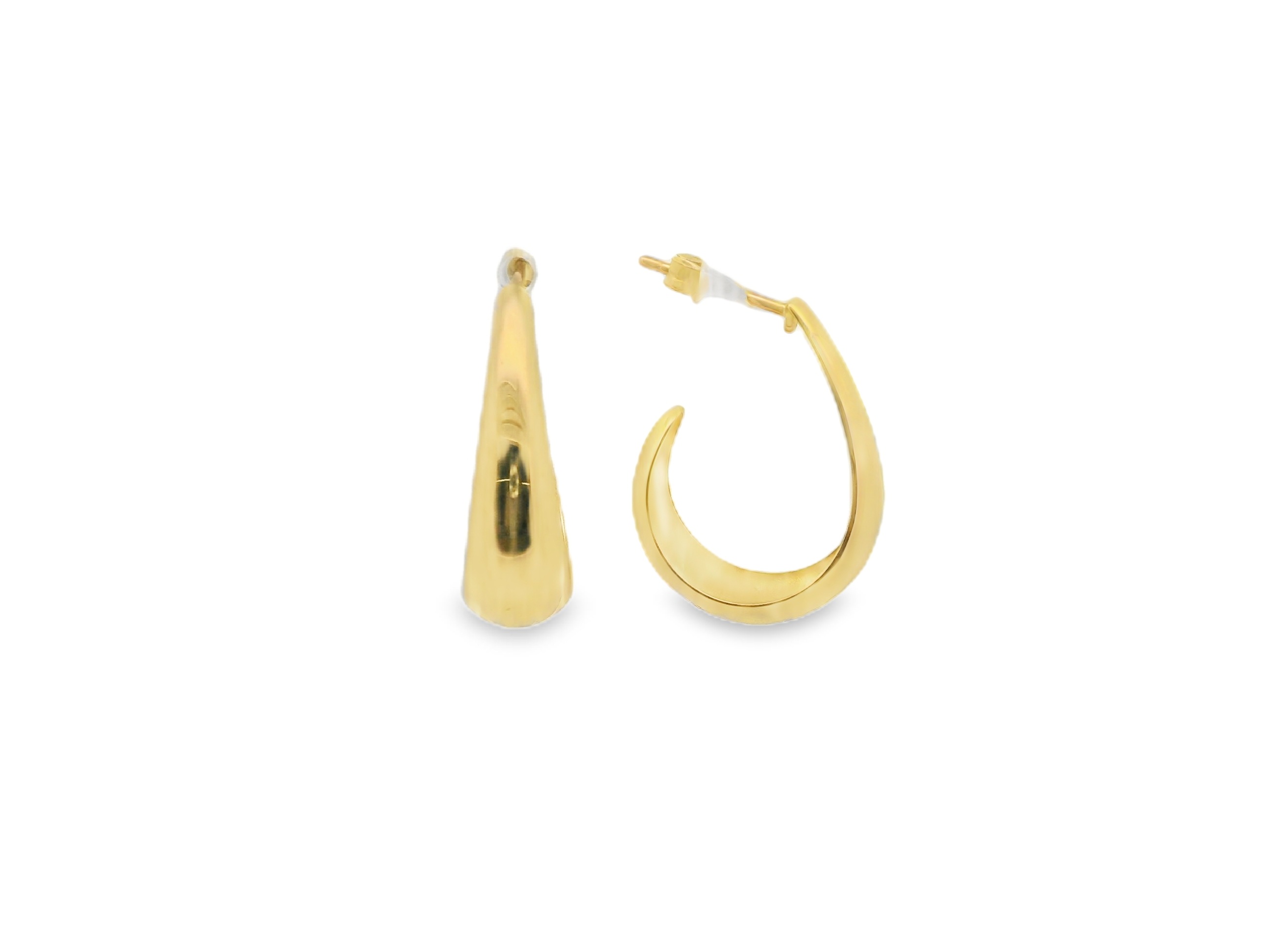 Yellow Gold Hoop Earrings