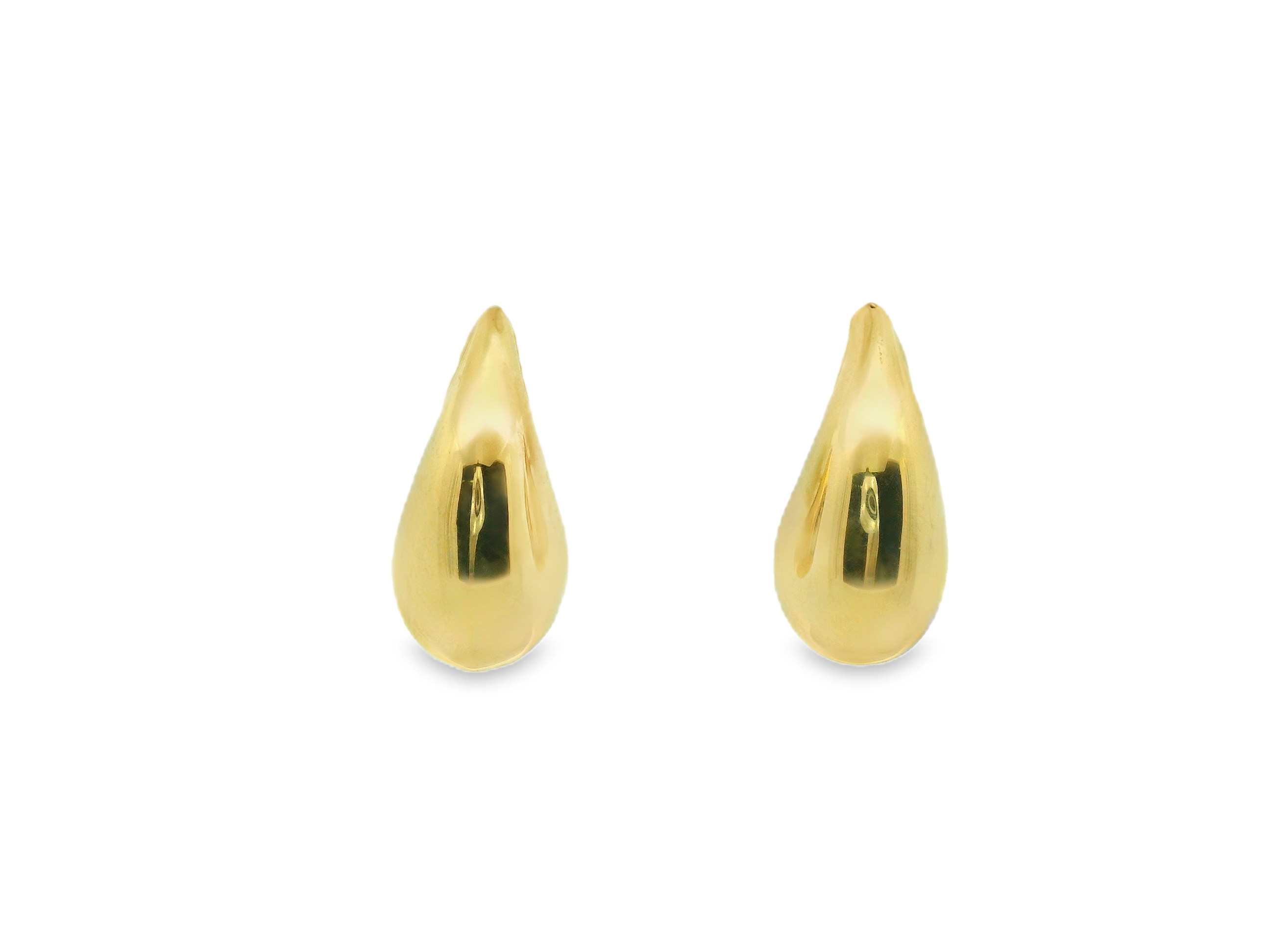 Classic Teardrop Earrings Satin Finish