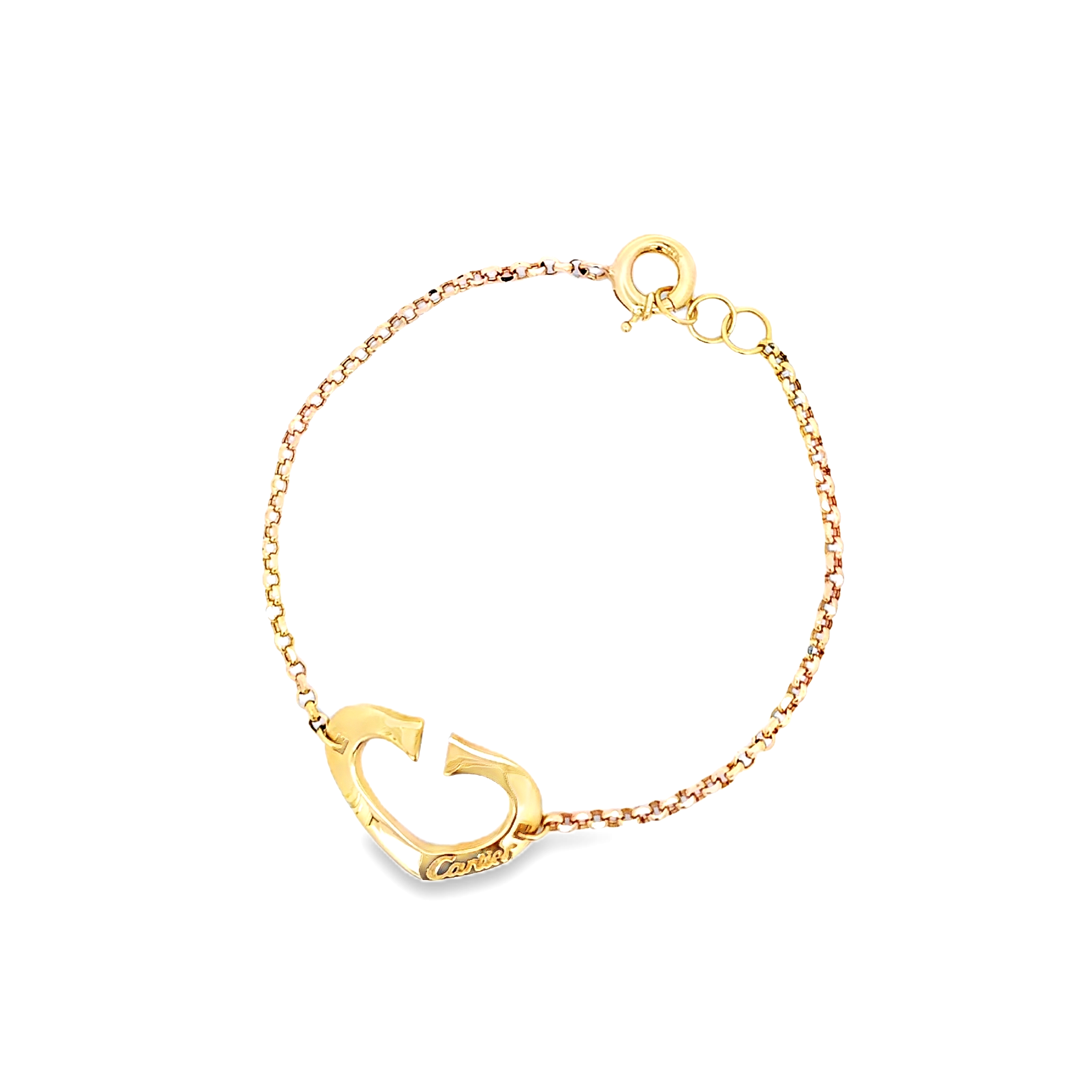 Tauco Bracelet with Open Heart Charm