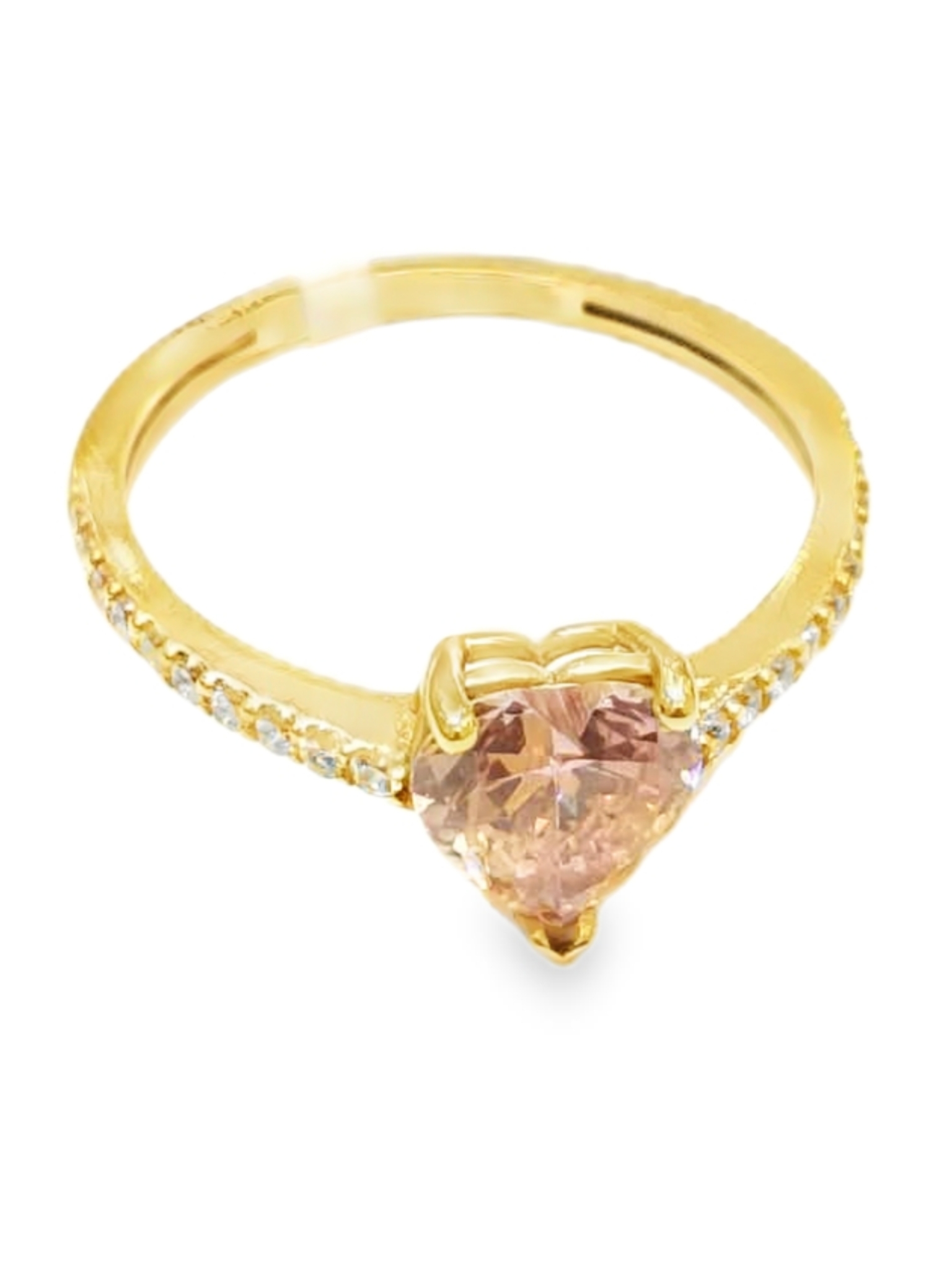 Special Ring with Light Rose stone 20706